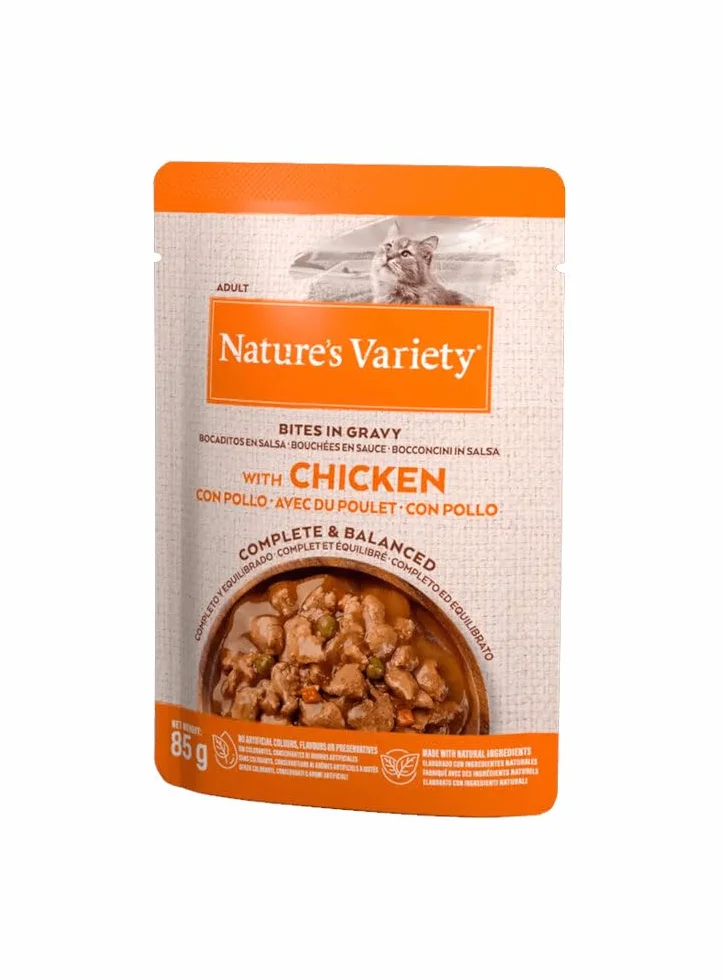 Nature's V BOCADITOS EN Salsa Pollo 22x85g
