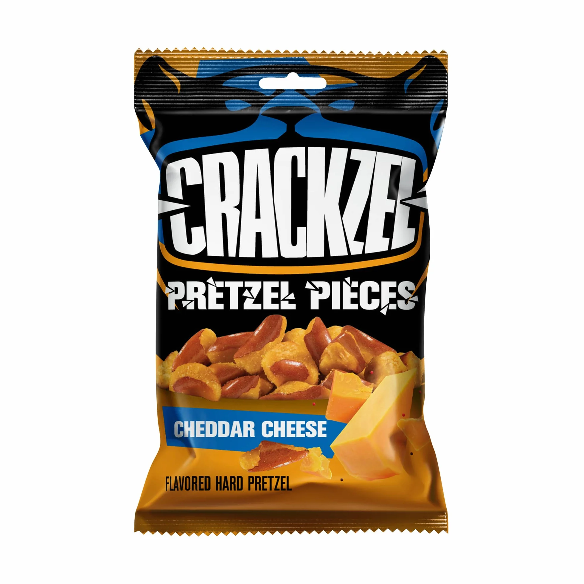 Crackzel Cheddar Cheese Pretzel Pieces 24 x 85 gr