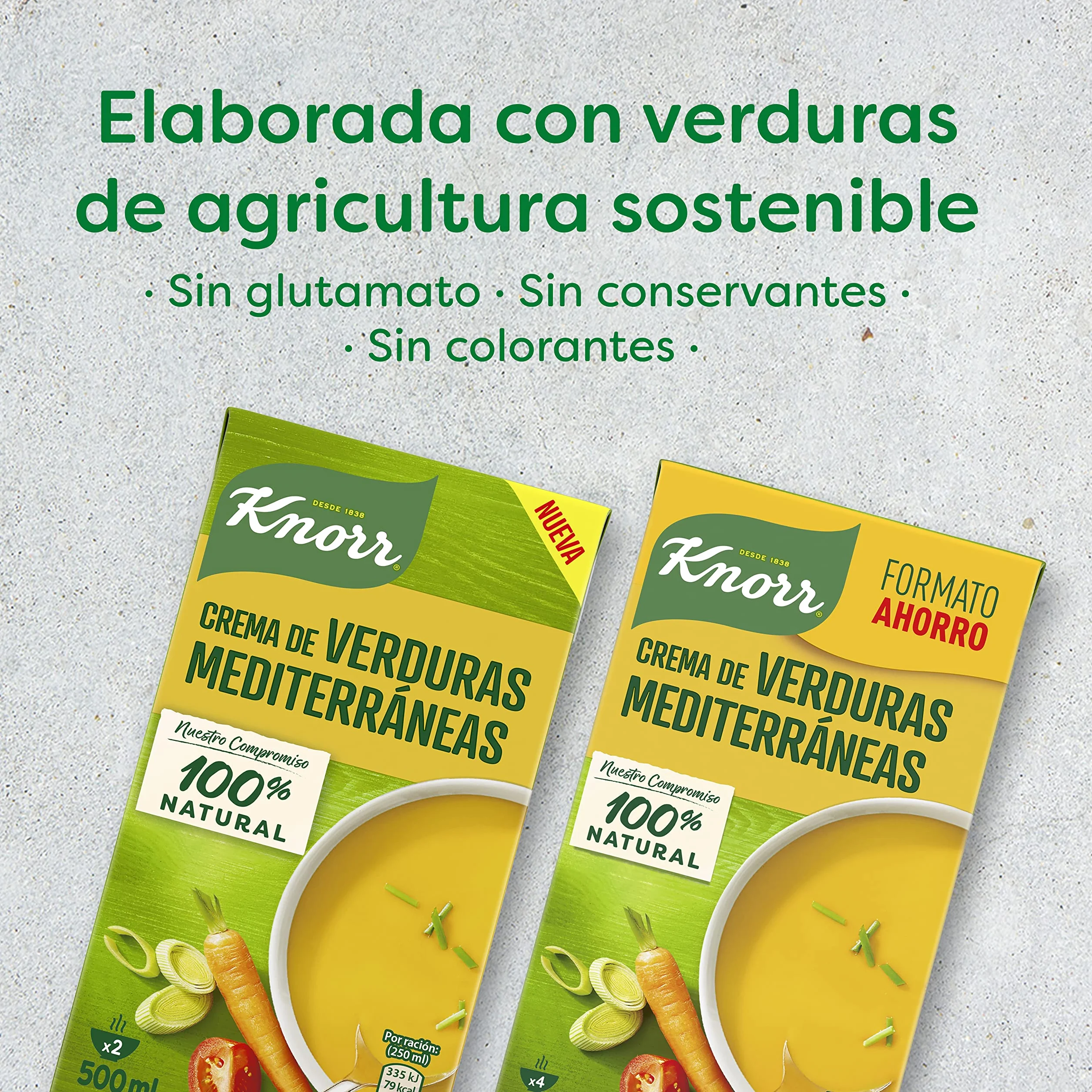 Knorr Crema de Verduras Mediterraneas 500ml