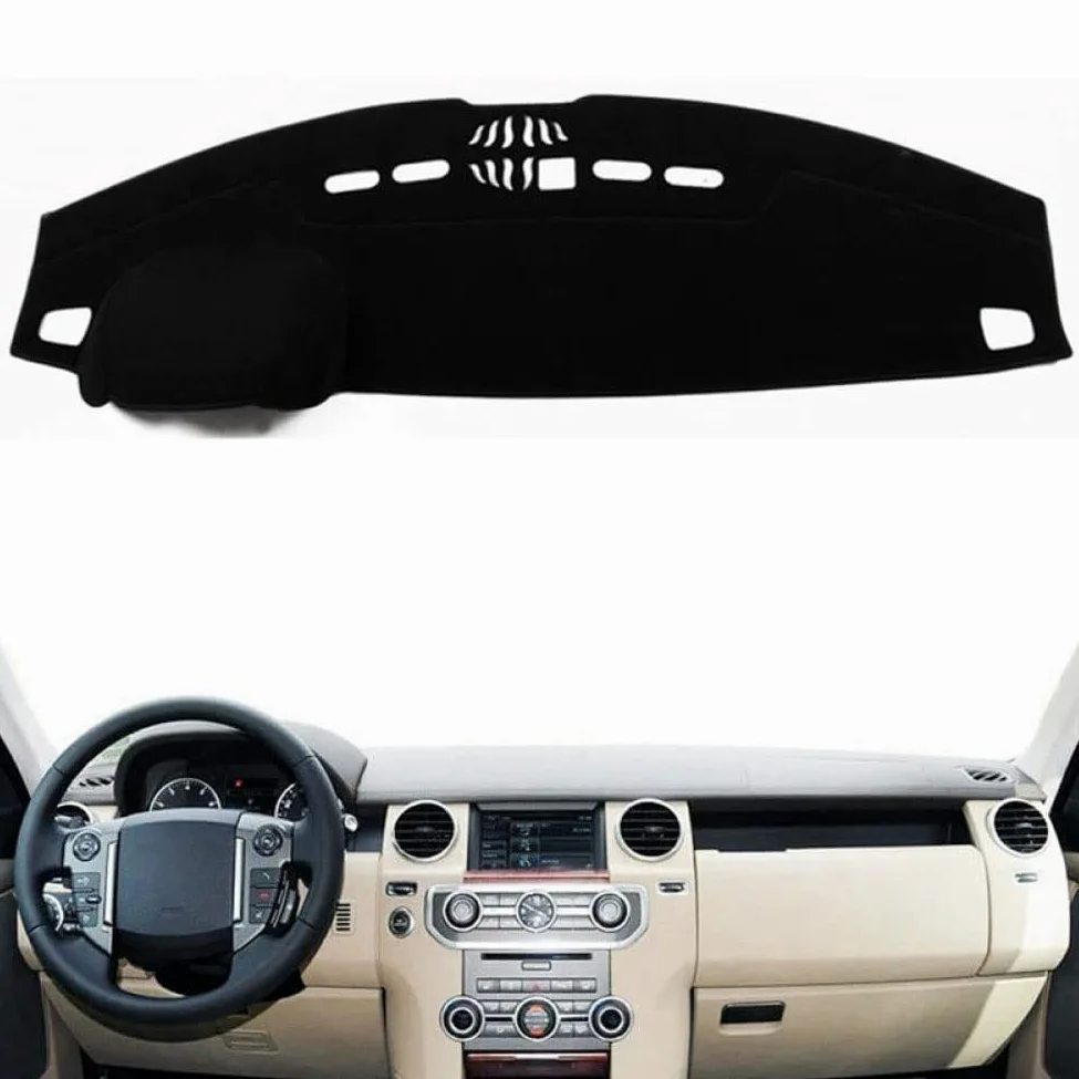 Cubierta de Salpicadero de Coche para Land Rover Discovery 3 4 Range Rover Sport, Alfombrillas Antideslizante para Salpicadero Parasol Protector Interiores Tablero Instrumentos Cubierta