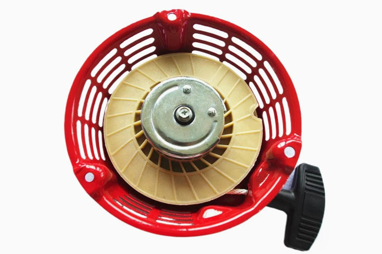 Conjunto de Arranque de Retroceso 4~6.5HP Cuerda de Mango de Arranque por Cuerda de rebobinado de trinquete de Acero Compatible con G150 G200 G300 GV150 GV200