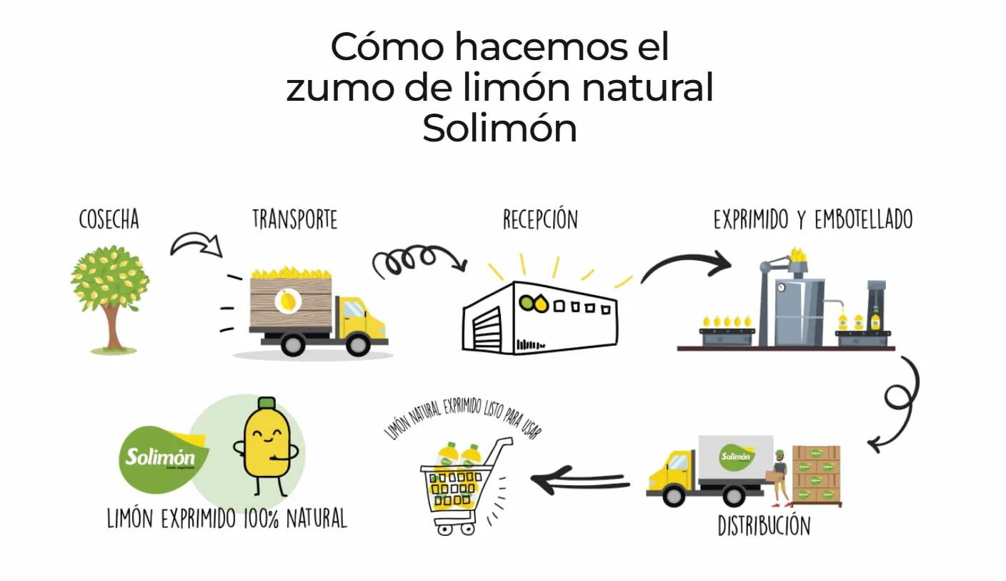 Jugo de Limón Exprimido Solimon Pack 2x1L