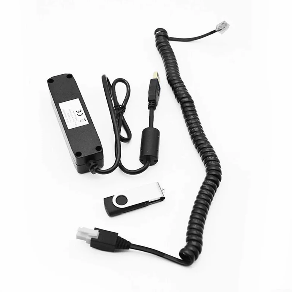 1314-4402 - Programador de PC para controles Curtis con interfaz USB 1309, herramienta de diagnóstico y parámetros para Windows XP/Vista/7/8 para cable USB en ABS Kit