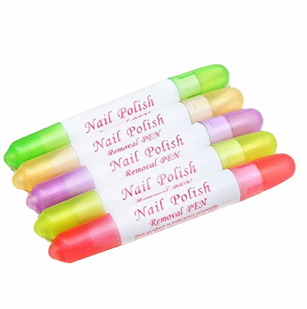 Pluma correctora de uñas para eliminar esmalte