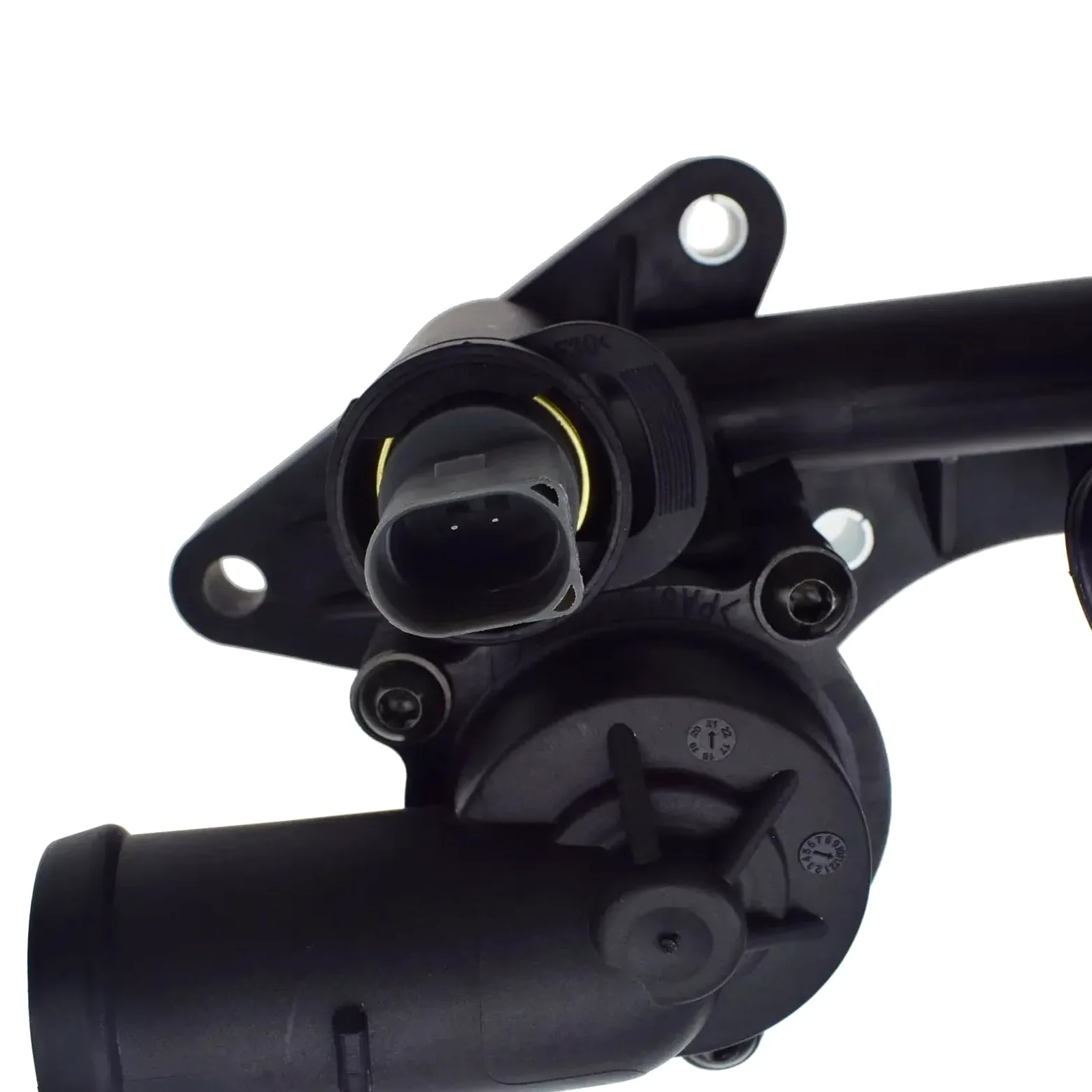 Brida termostato con bulbo de temperarura y tubo agua Para Vw | Para Vento 14-18 1.6L gasolina 03C121065B,03C121111AE(Thermostat Housing)