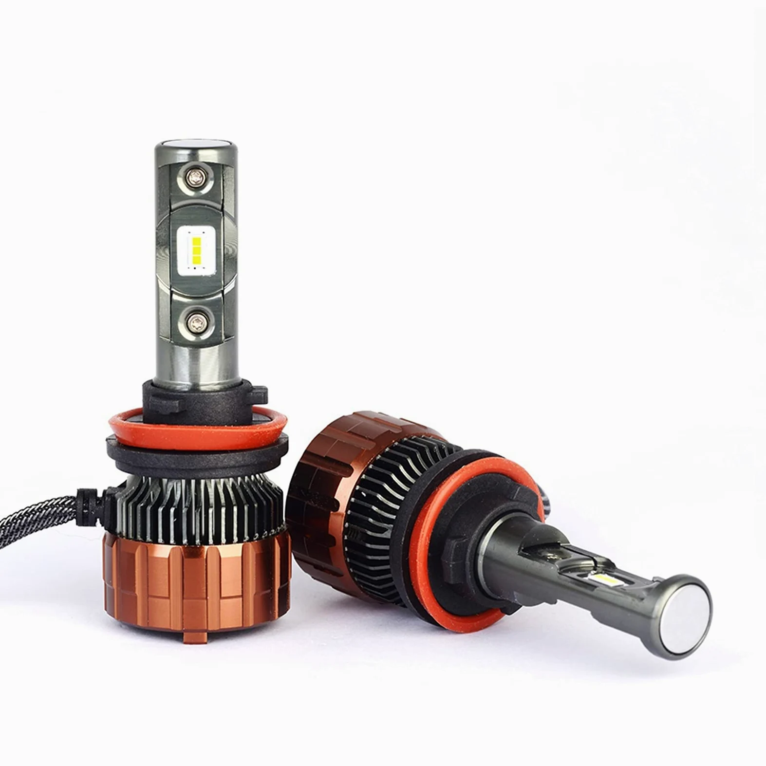Faros Coche LED Bulbos de Faros HI-LO 70W 5700K Auto Faro de la luz de la Niebla Bombilla DC12V 24V H4 H7 H11 H1 H3 9005 9006 HB3 HB4 EMC (Socket Type : H4/9003/HB2 Hi/Lo)