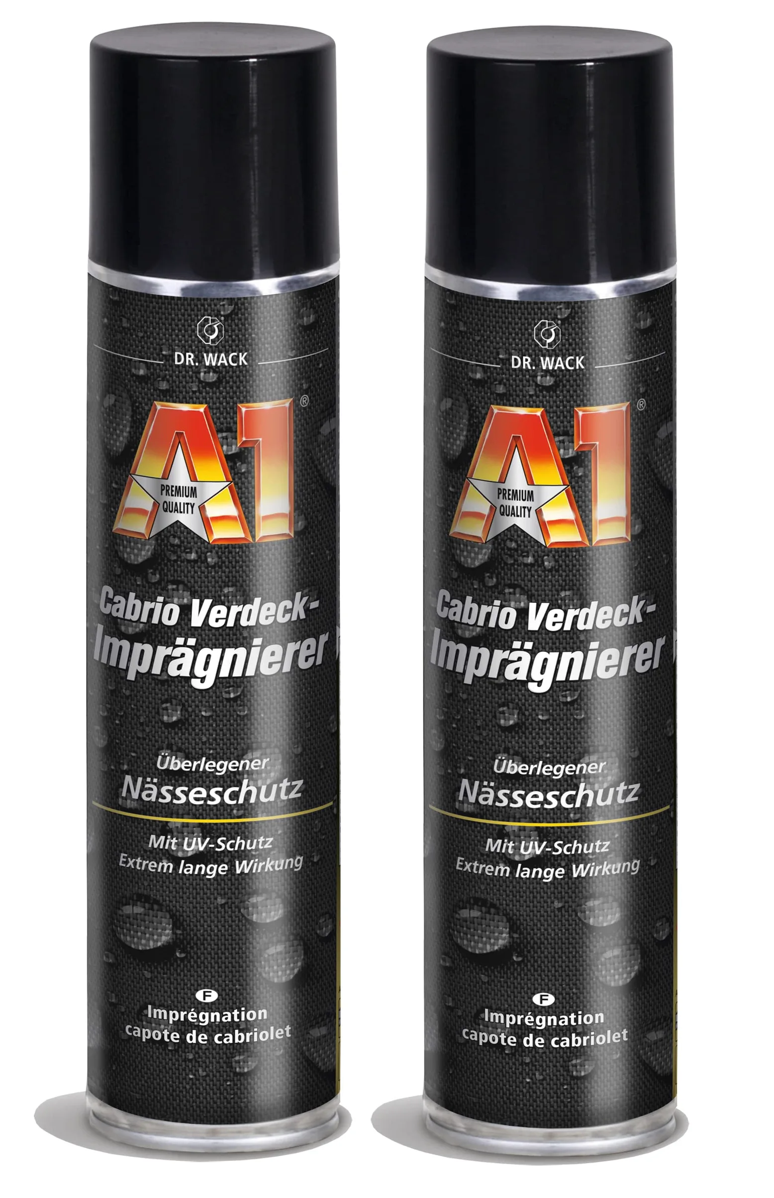 Dr. Wack A1 Cabrio - Impregnador para capota (2 unidades, 400 ml)