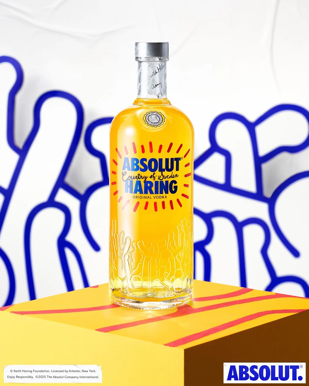 Absolut Haring Edición Limitada Vodka 700 ml