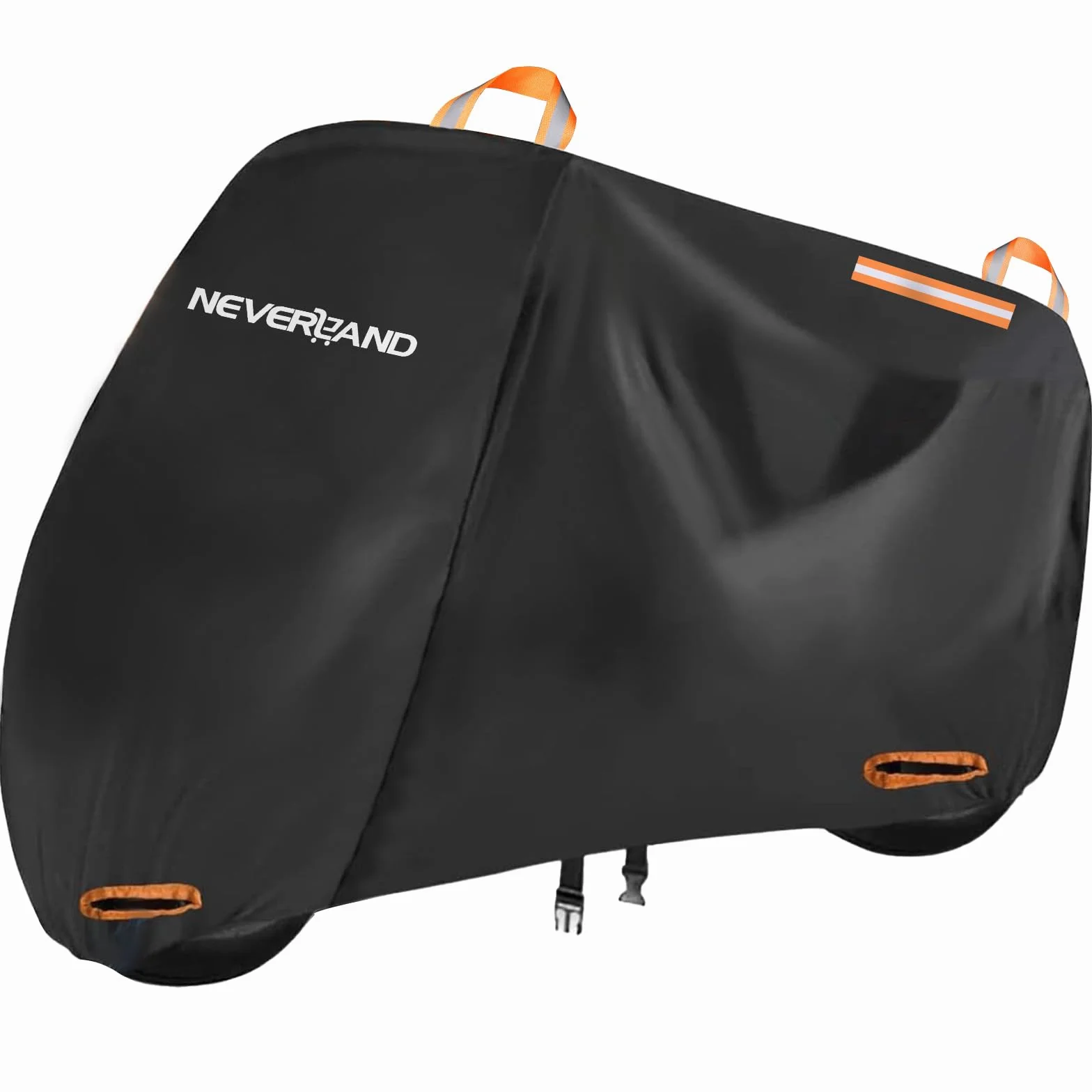 NEVERLAND Funda Moto Impermeable para Motocicleta, Funda para Motos Exterior Impermeable 295 x 110 x 140 cm Tejido Oxford 210D Cubre Moto Exterior Interior, Cubierta para Motocicleta Scooter(XXXL)
