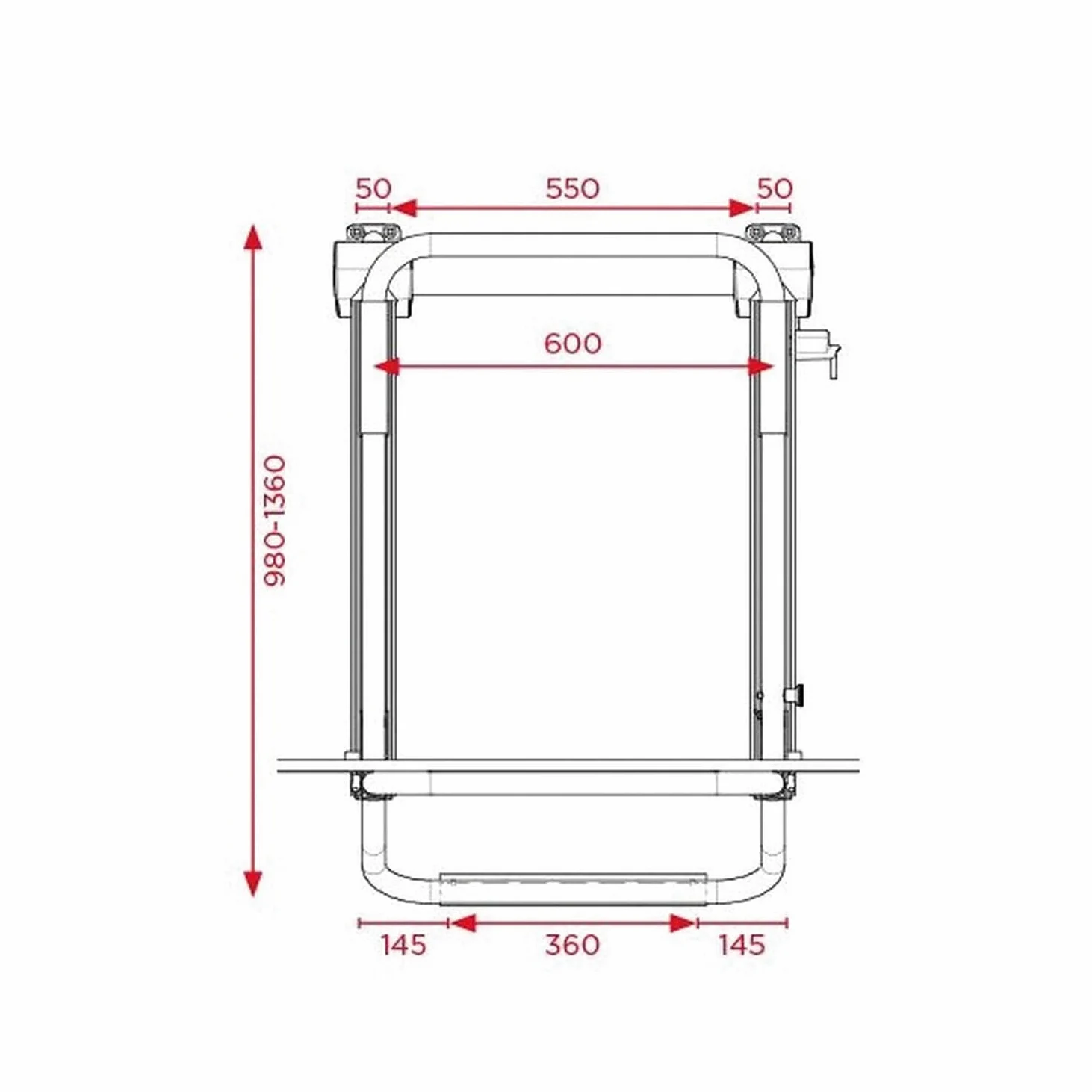 Portabicicletas Bike Lift BR-System Modelo - Carril