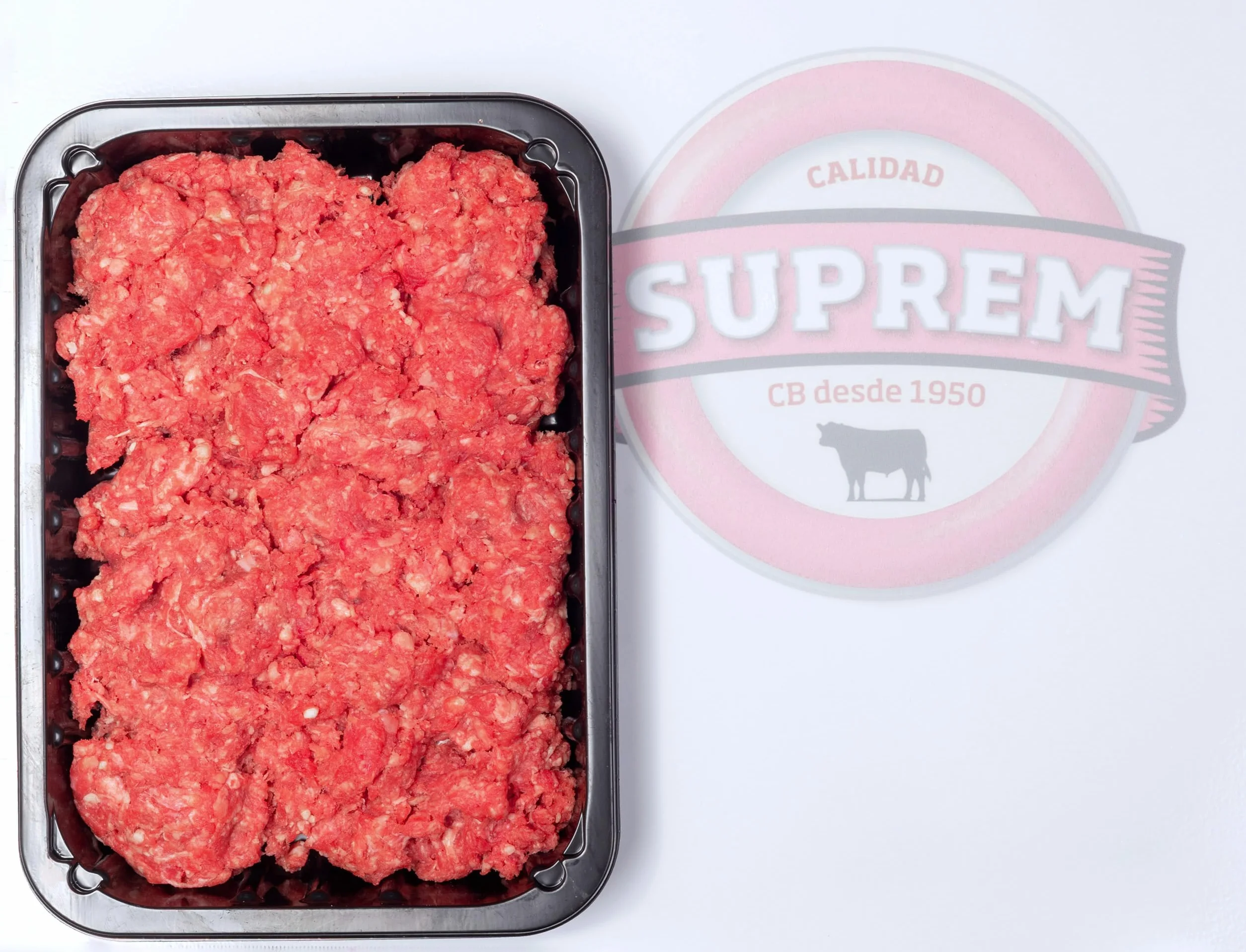 Pack Burger SUPREM Carne Picada Ternera Cerdo 500 gr Hamburguesas Artesanas 8 ud 120 gr