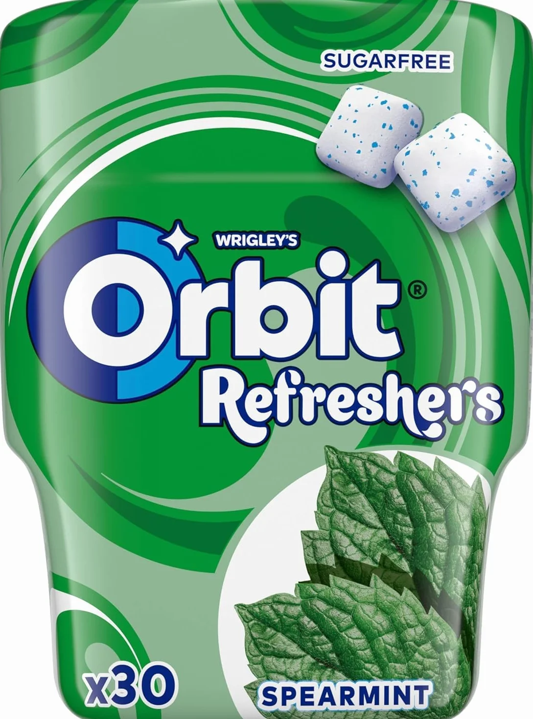 Orbit Refreshers Chicles Sin Azúcar Hierbabuena 6 x 30