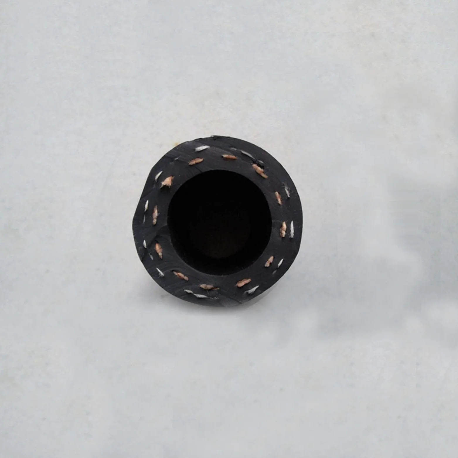 Cqinju-Tubo Flexible de PVC 1M de alta presión del tubo de agua del tubo de 16 mm de goma de alta temperatura resistente al vacío motocicleta del coche camión de Van Fuel Oil Tubería Manguera Negro, A
