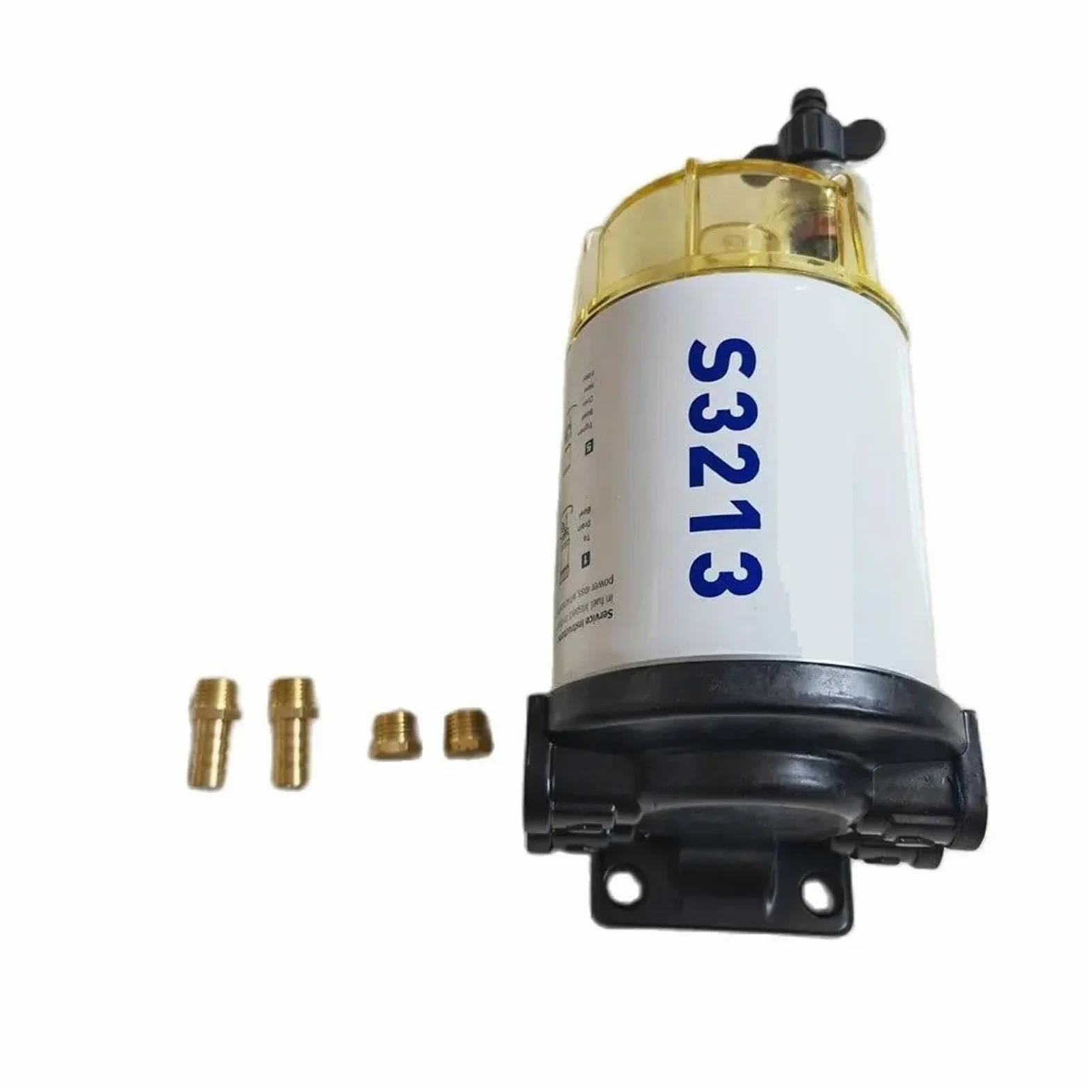 Filtro de combustible Filtro separador de agua S3213 35809097 SFC-19120-10B apto para Mercury Marine Engine Boat Kit de filtro de 10 micras(Assembly)