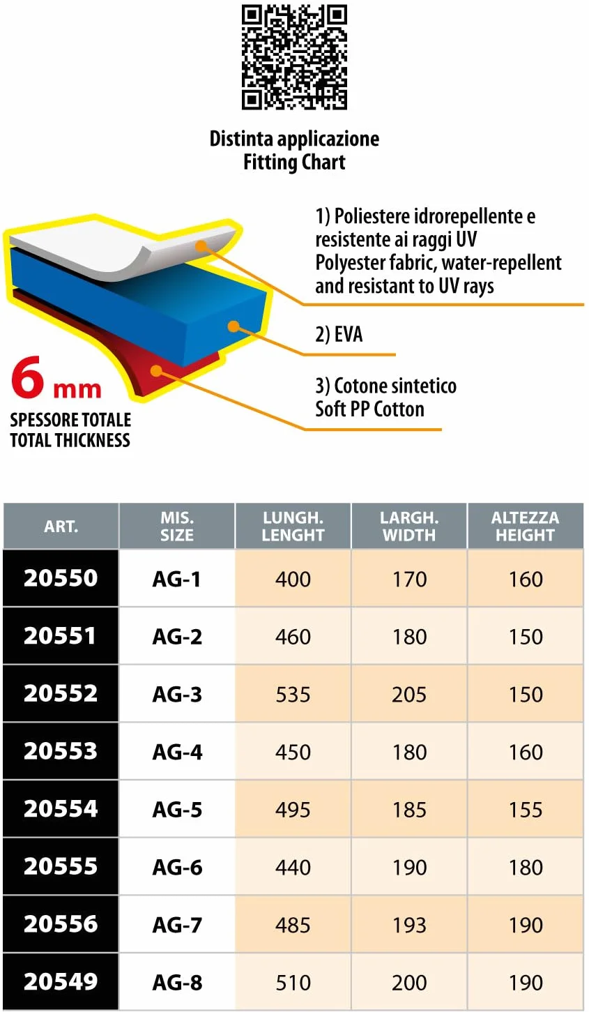 LAMPA 20556 Cubierta vehículo con cinta de soporte gris