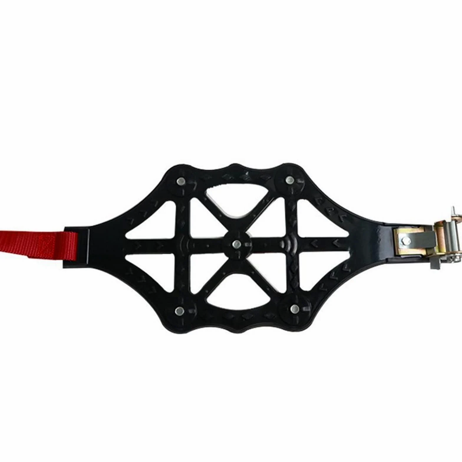 Cadenas de nieve ajustables, Cadenas de nieve for coche TPU negras 36,5x55cm