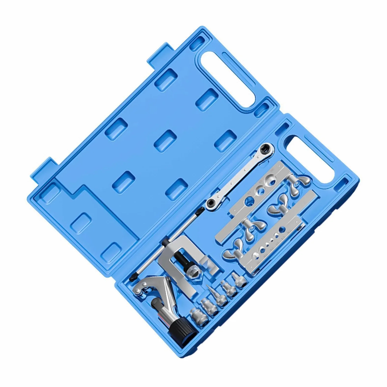 Kit Abocardador Tubería Freno Set De Mantenimiento De Tuberías De Coche | Herramienta Abocardadora De Freno De Metal Para Hogar Garaje Taller Industria Exterior Camión Sedán Automotriz