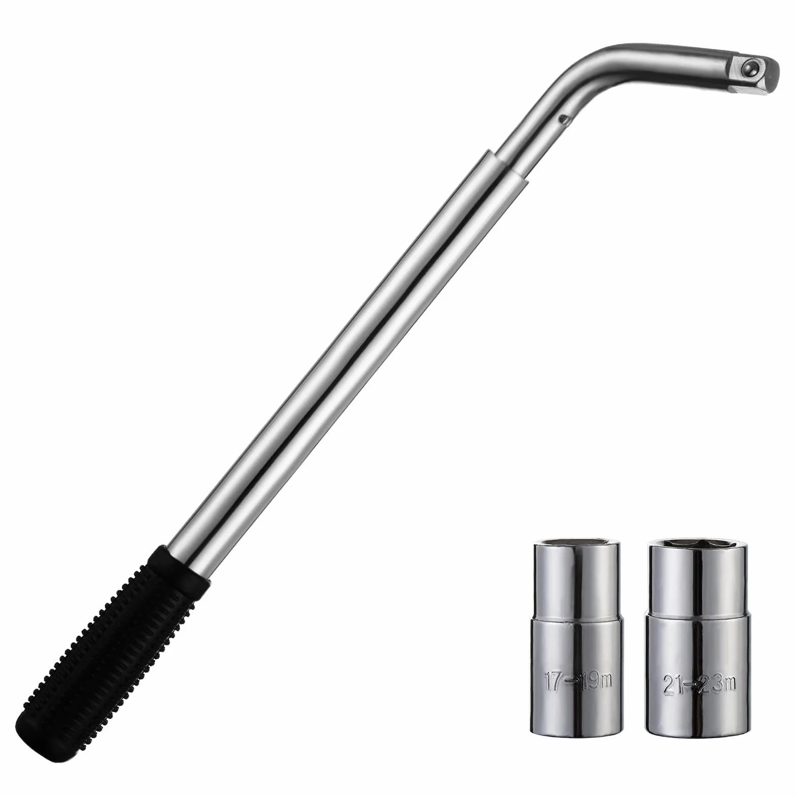Llave de orejeta telescópica extensible universal 17-23 mm Herramienta de Reparación de llantas Furgoneta Camión Caravana