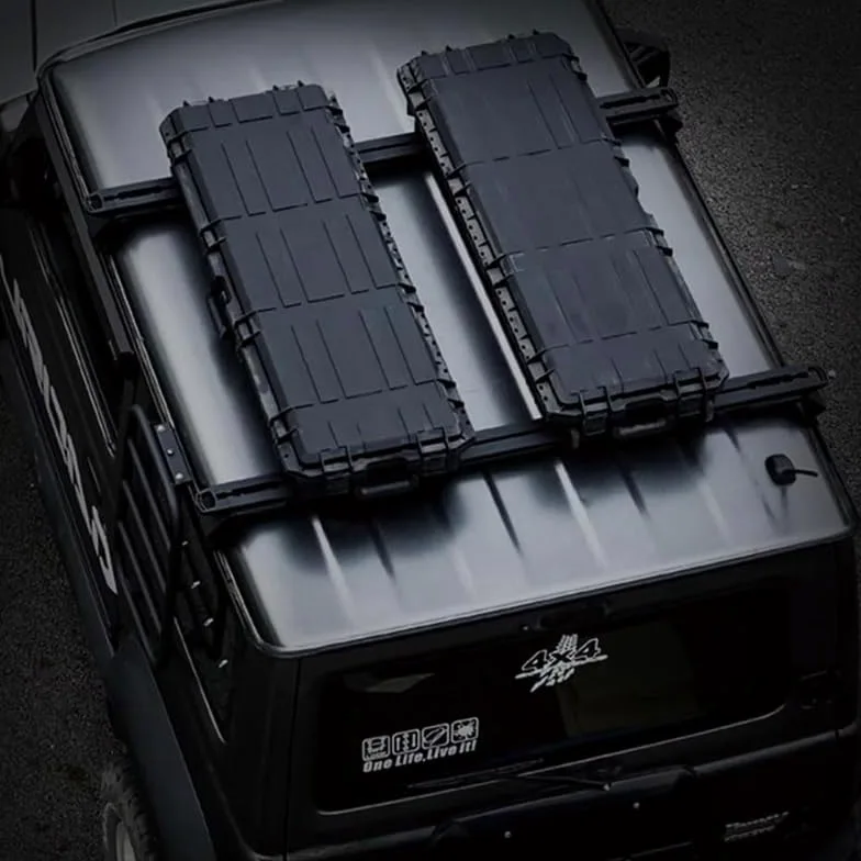 Barras de Techo para Coche,para Suzuki JIMNY 2019-2024 Coche Bacas Barra Transversal Portaequipajes para Viaje Carga Transporte Accesorios