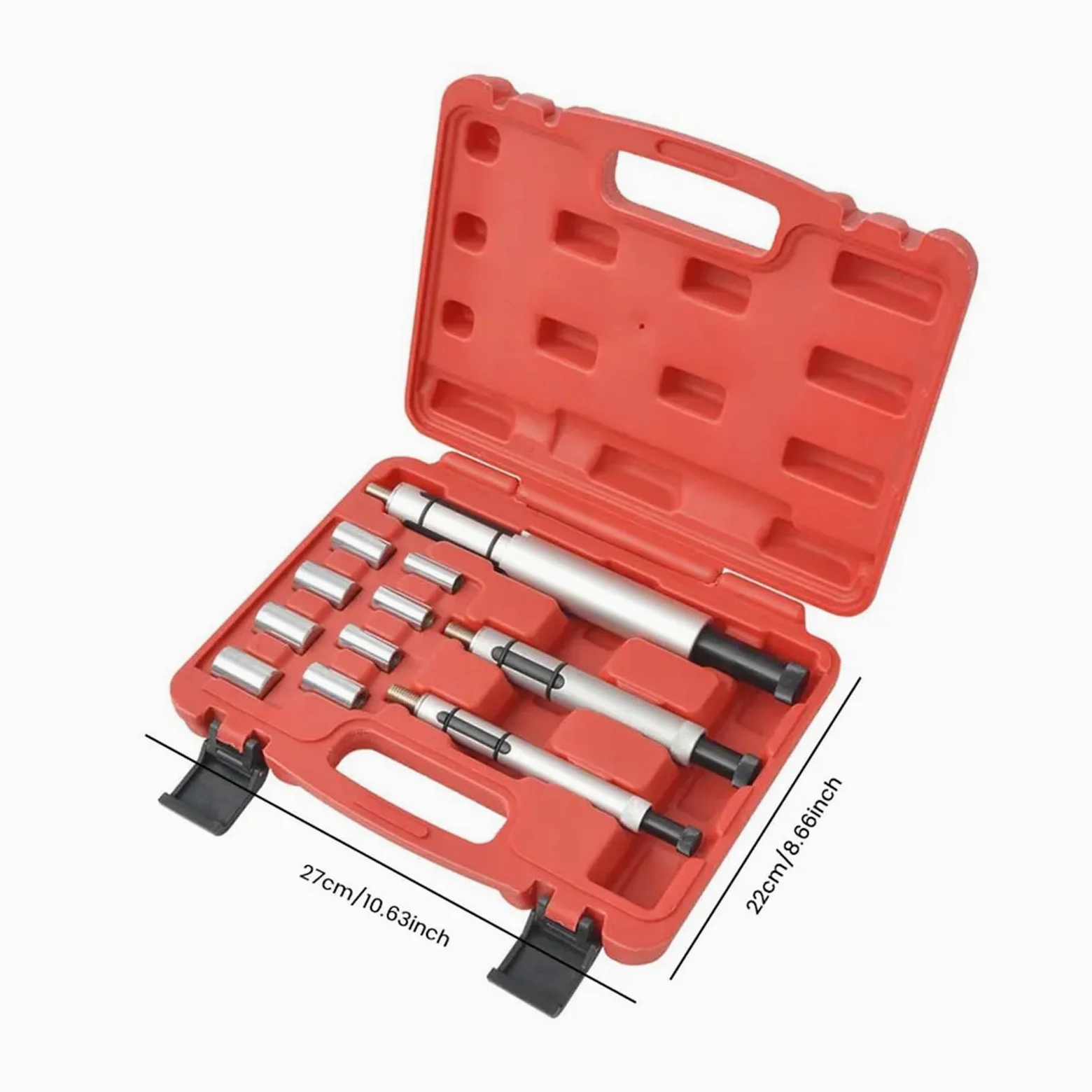Sets para embrague para coche Embrague Asamblea Kit 11 Herramientas Alineación Eje Centrador Embrague, Herramienta De Desmontaje E Instalación, Corrección Orificio Con Estuche Almacenamiento.