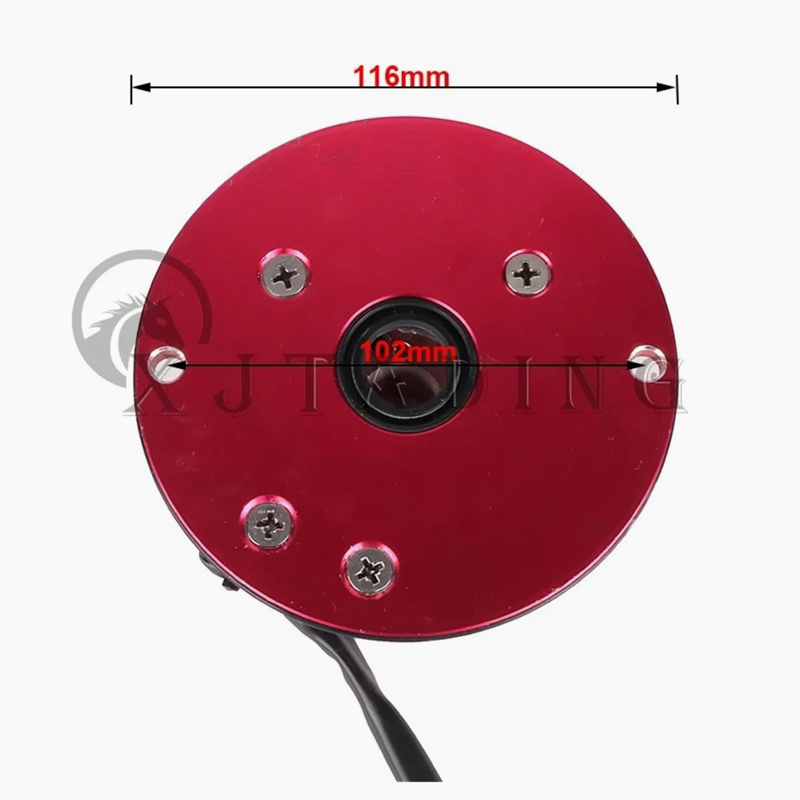 Motocicleta Bobina Encendido Kit Bobina Encendido Rotor Estator Magnético Rojo para Motocicleta para Scooter Kart ATV Cuatriciclo Piezas De Motor De 50/110/125/140/150 CC Encendido Bujía