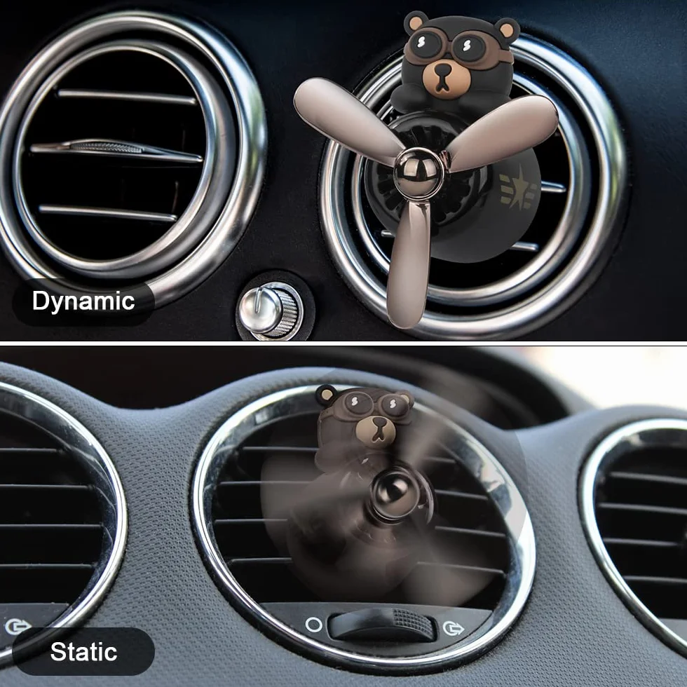 URAQT Aromaterapia para Coche Pilotos, Difusor Jacó, Aroma Clips Car Perfume, Ambientador de Ventilación con 2 clips, Ambientador para Coche, Máquina de Aromaterapia, Decoraciones de Aromaterapia