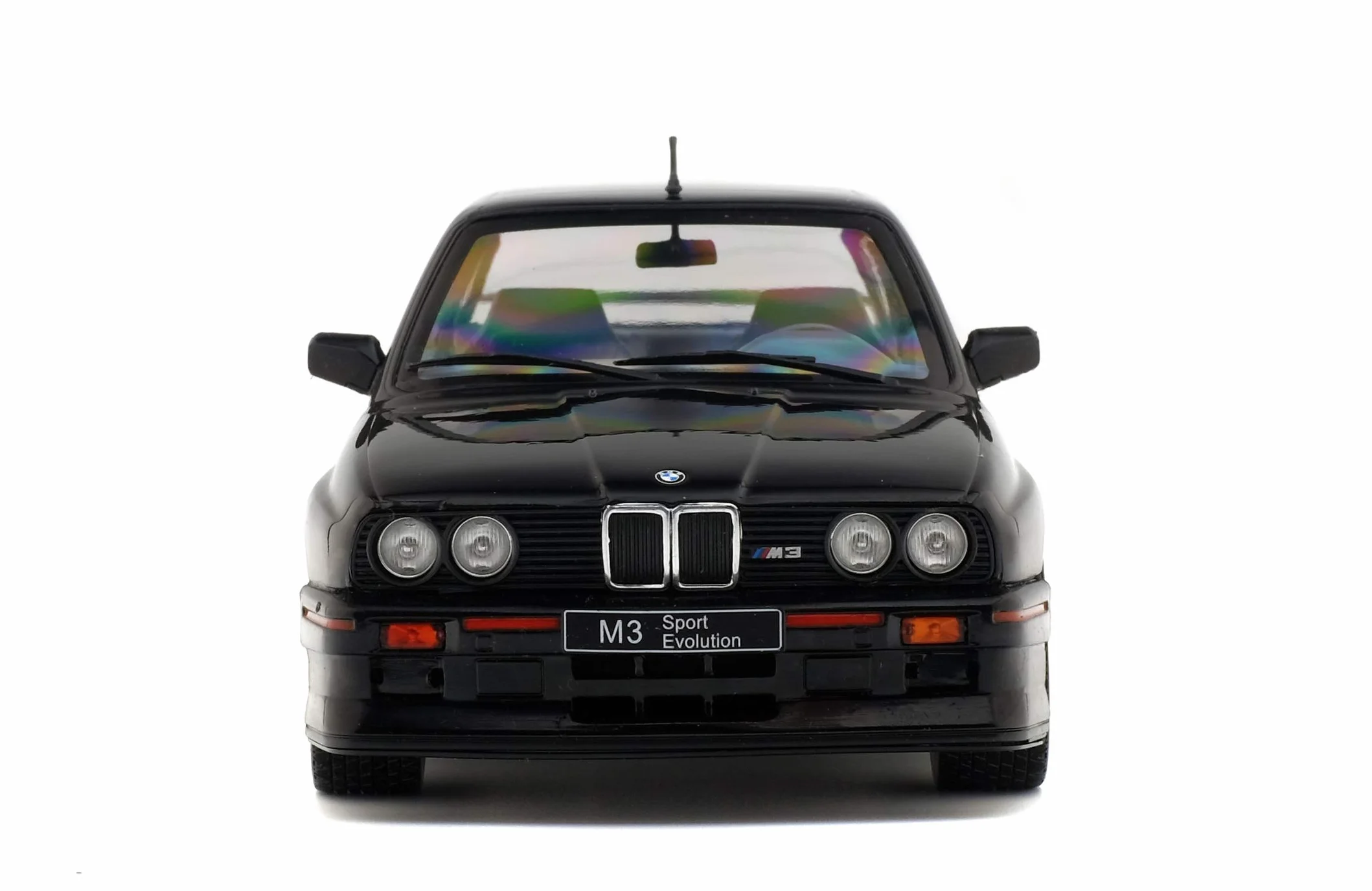 Solido- BMW – M3 E30 – 1990 Aucun Coche en Miniatura de colección, Color Negro, Talla única (S1801501)