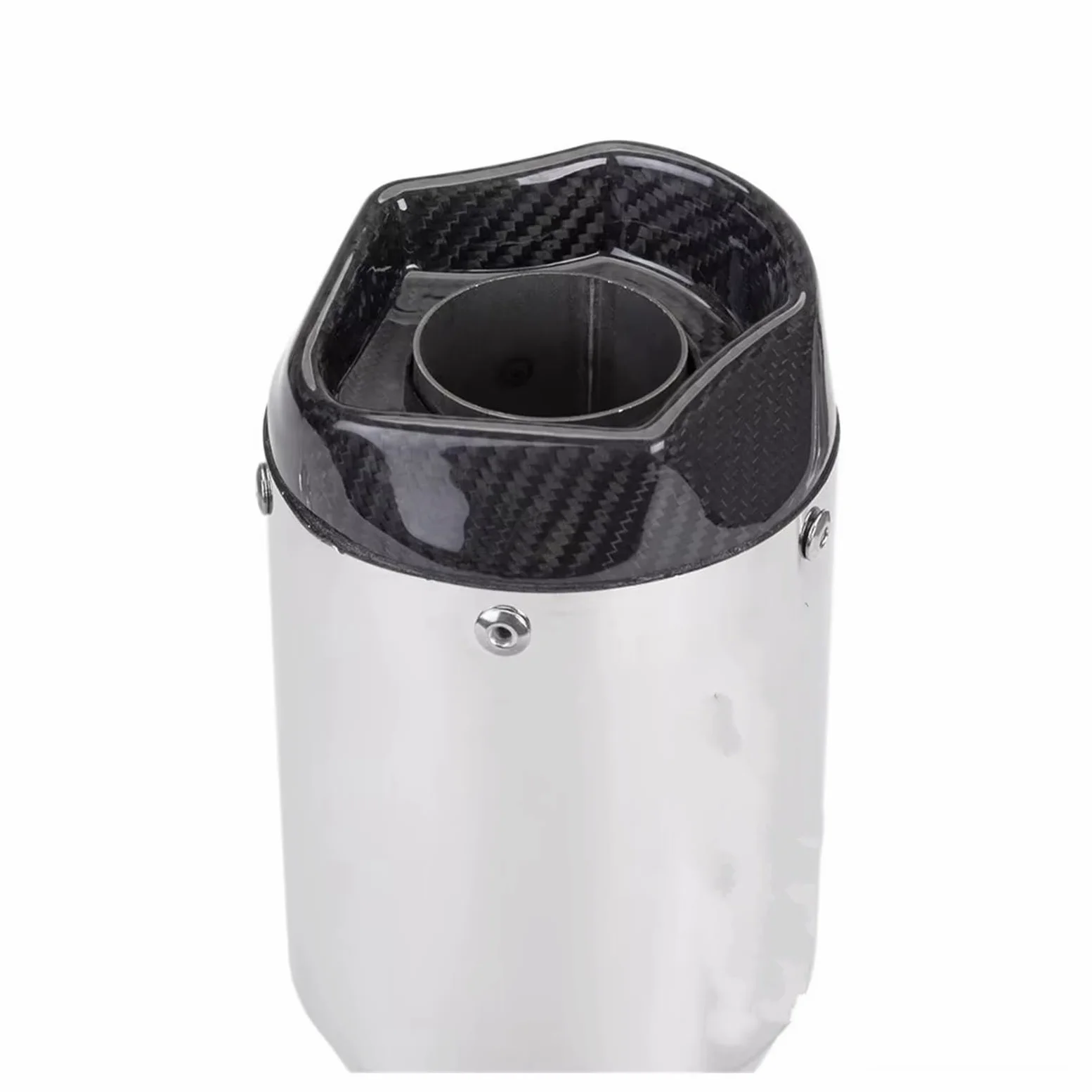 silencioso escape moto Para Z1000 Para Zx6r Para R6 Para Cbr600 | Para Z400 Sc1r 51mm Silenciador de tubo de escape universal para motocicleta(B)