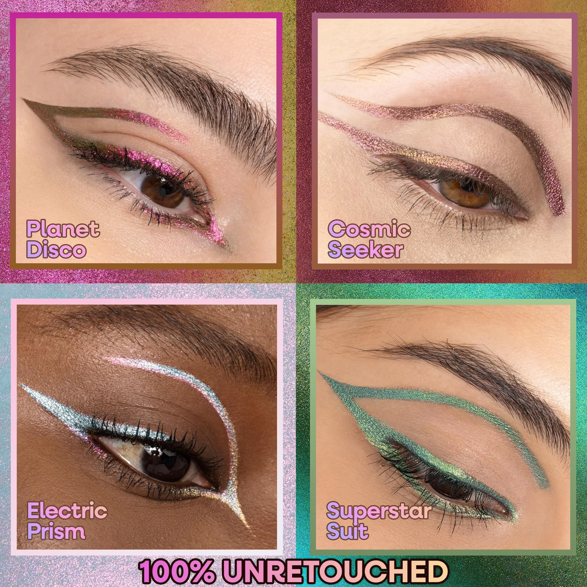 Wet n Wild Chameleon Chrome Delineador de Ojos Retráctil Waterproof, Cambio de Color Dinámico, Dura 18 Horas