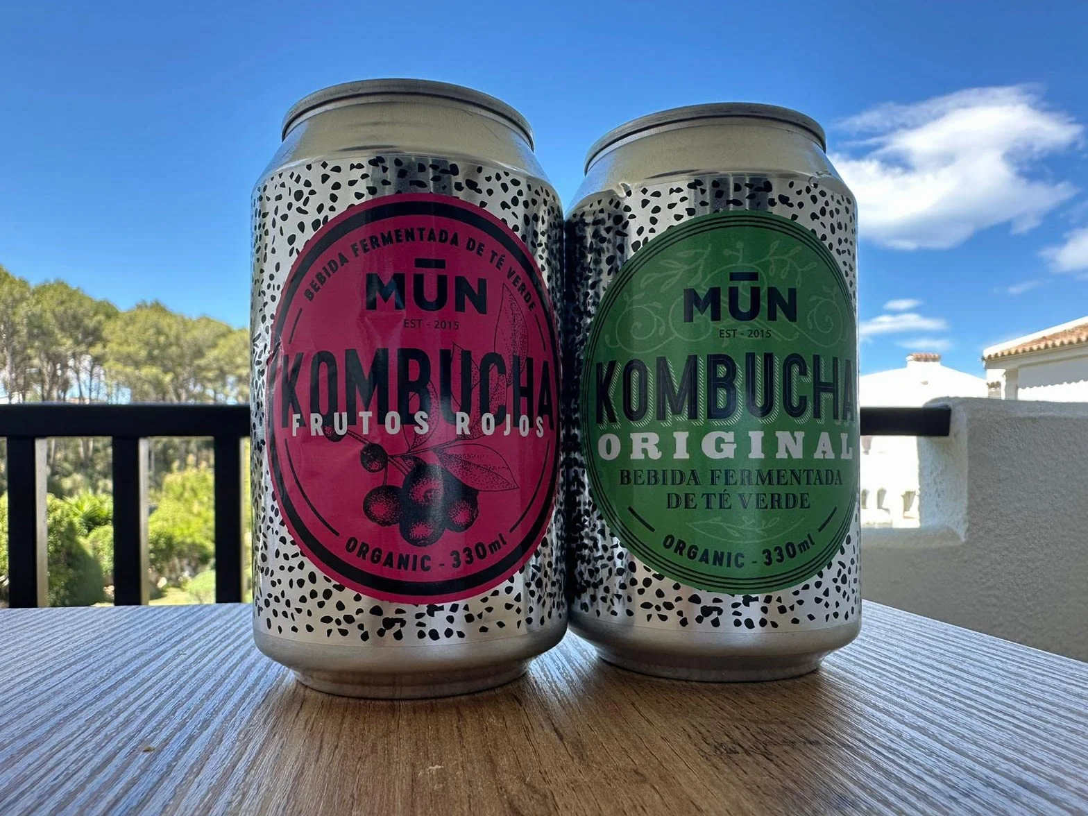Mūn Ferments Kombucha Pack Mix 12x330ml - Bebida Ecológica Con Probióticos - Té Verde Sin Azúcar