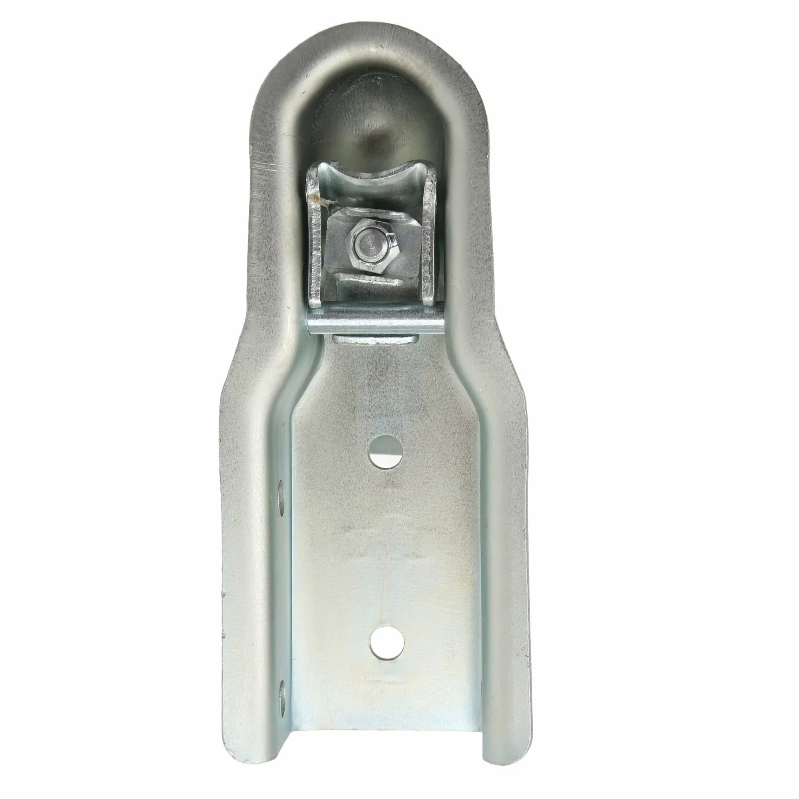 Acoplador de Bola de Enganche de Remolque， Acoplador de Remolque de Lengüeta Recta Bola de Enganche de 50 Mm Canal de 75 Mm Capacidad de Carga 3500 para Tubo Cuadrado de 75 Mm