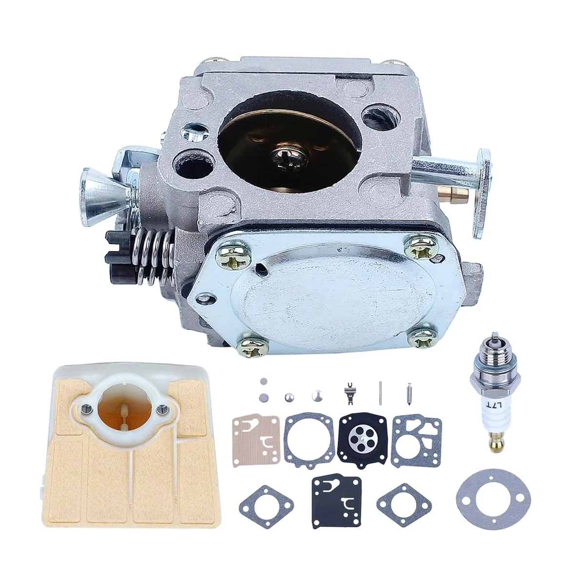 Kit de reparación de carburador con Filtro de Aire Compatible con Motosierra 268, 266, 272 RK-23HS, repuestos for Motosierra Gasolina