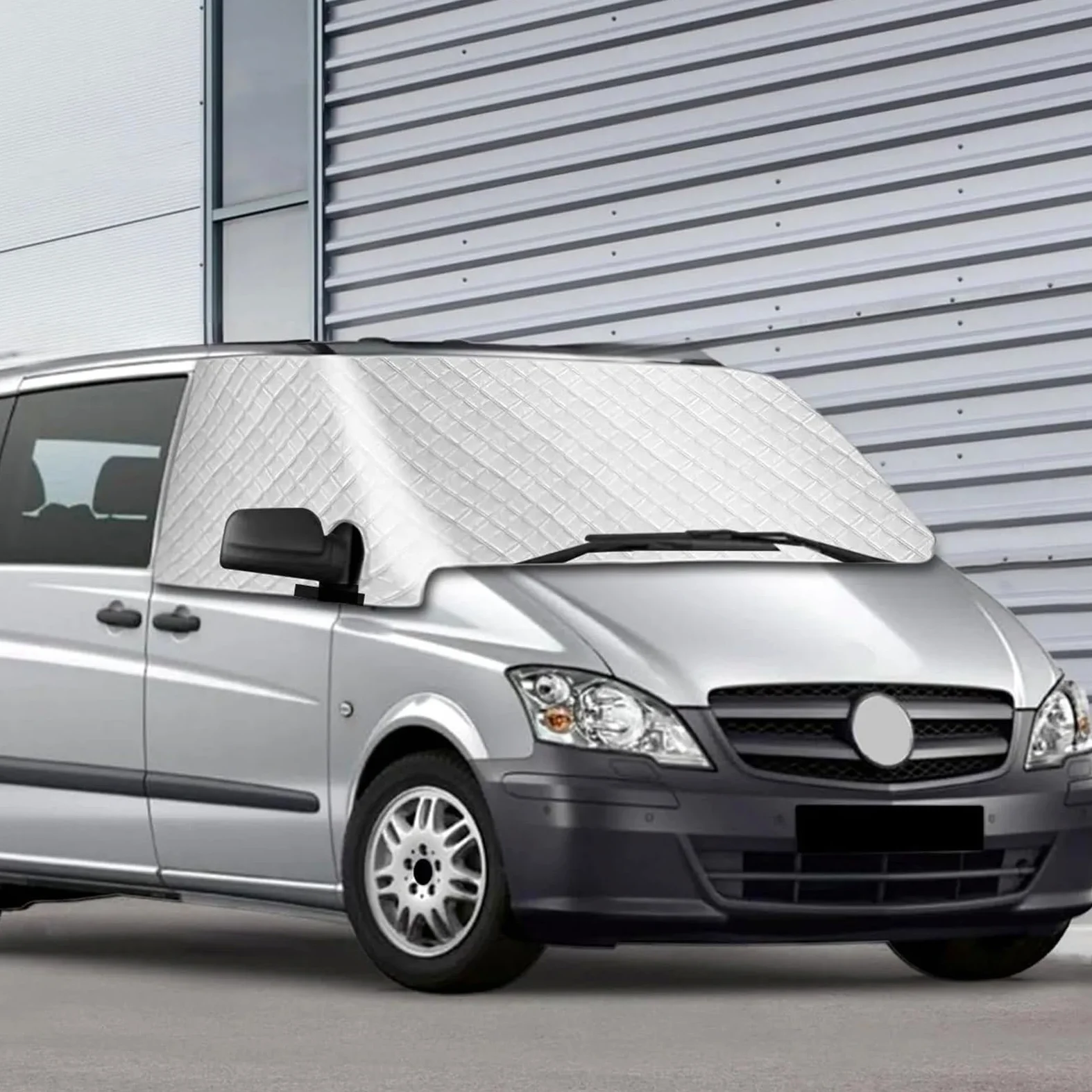 para Benz para Vito W447 2014-2024 Cubierta De Parabrisas para Hielo Y Nieve RV Ventana Delantera Parasol Bloque UV Parasol Coche