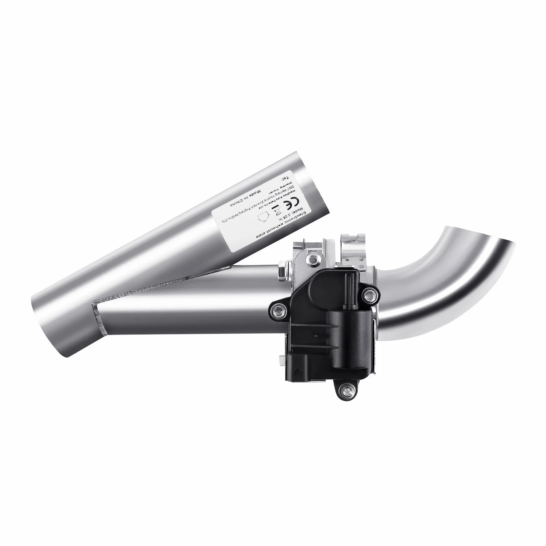 2.25" 57mm acero inoxidable sistema de interruptor de válvula de escape | eléctrico Kit