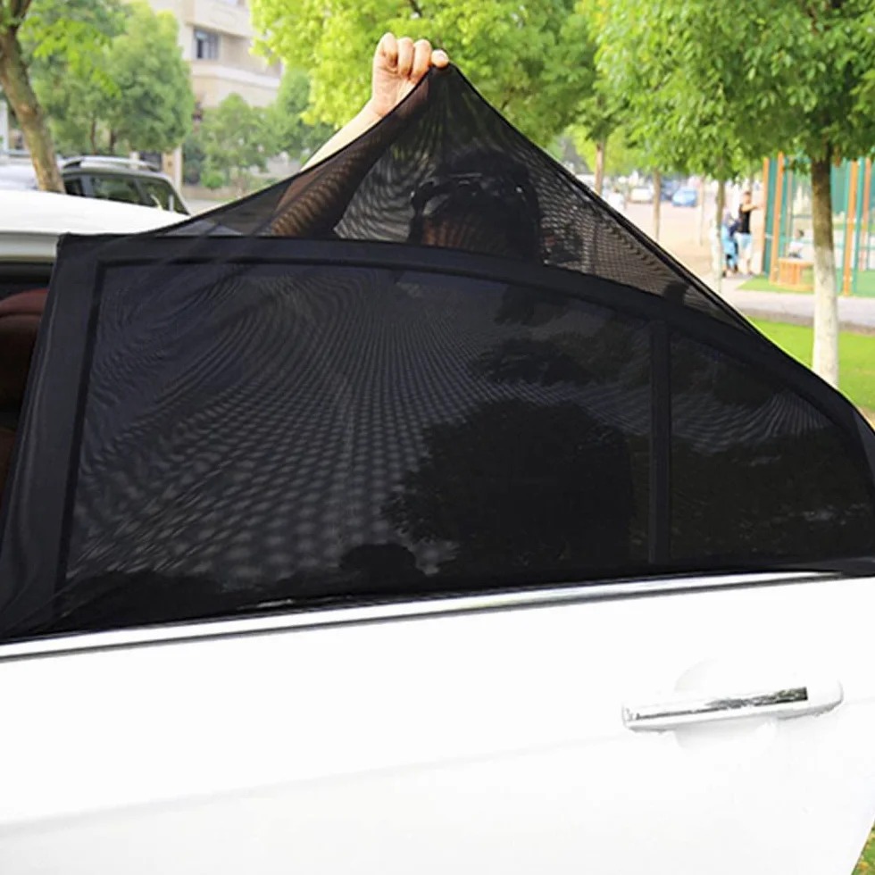Joyblossom Parasol de Coche para Ventana Lateral Trasera, Protección UV, 2 Unidades
