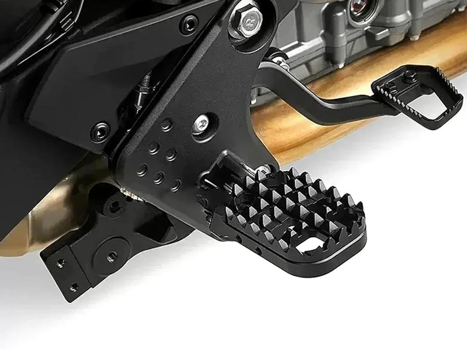 Estribos para moto Para pedal de Para moto Para CF para para CFMoto 800 MT Para 800MT(All Silver)