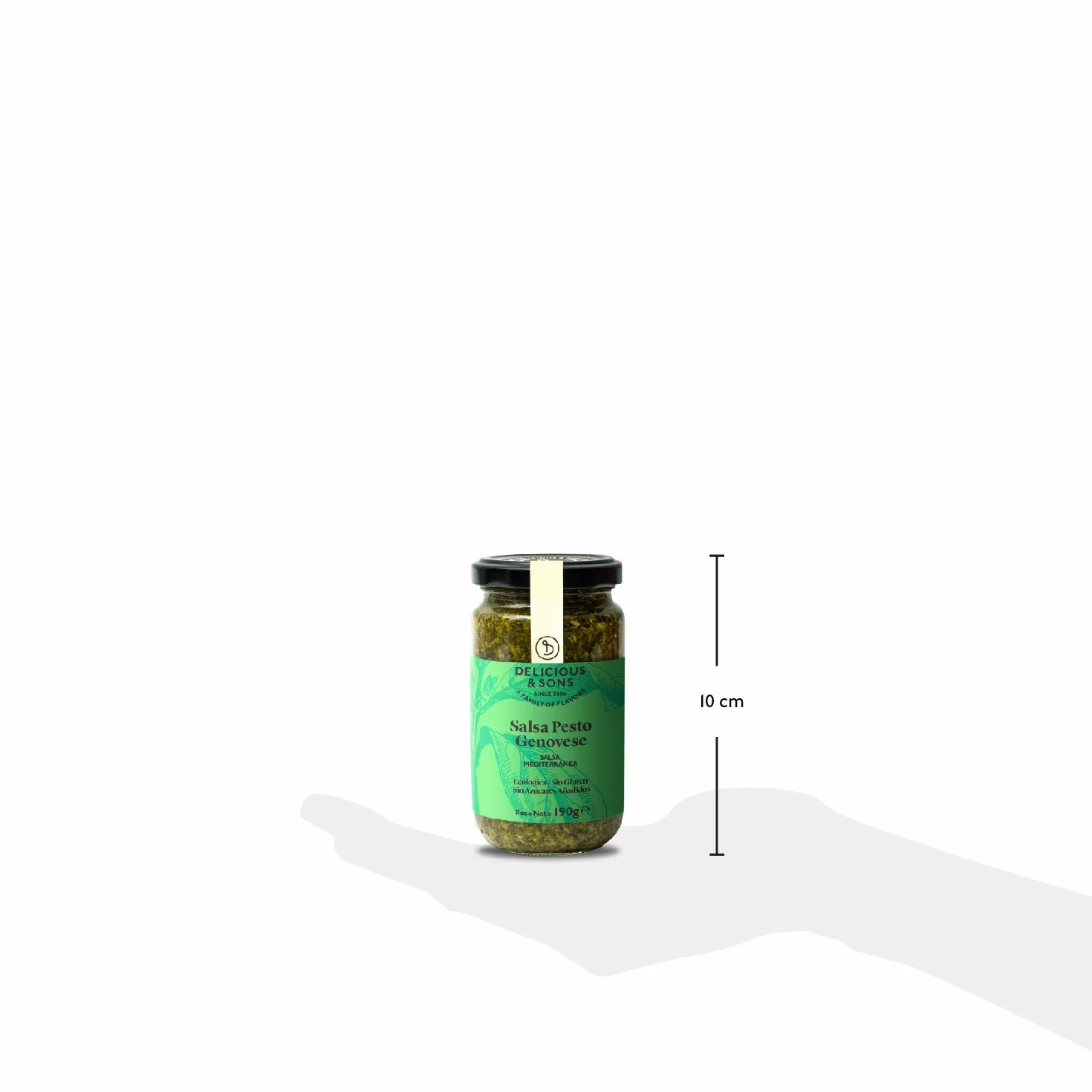 Delicious & Sons Salsa Pesto Genovese Italiana Ecológica 190g