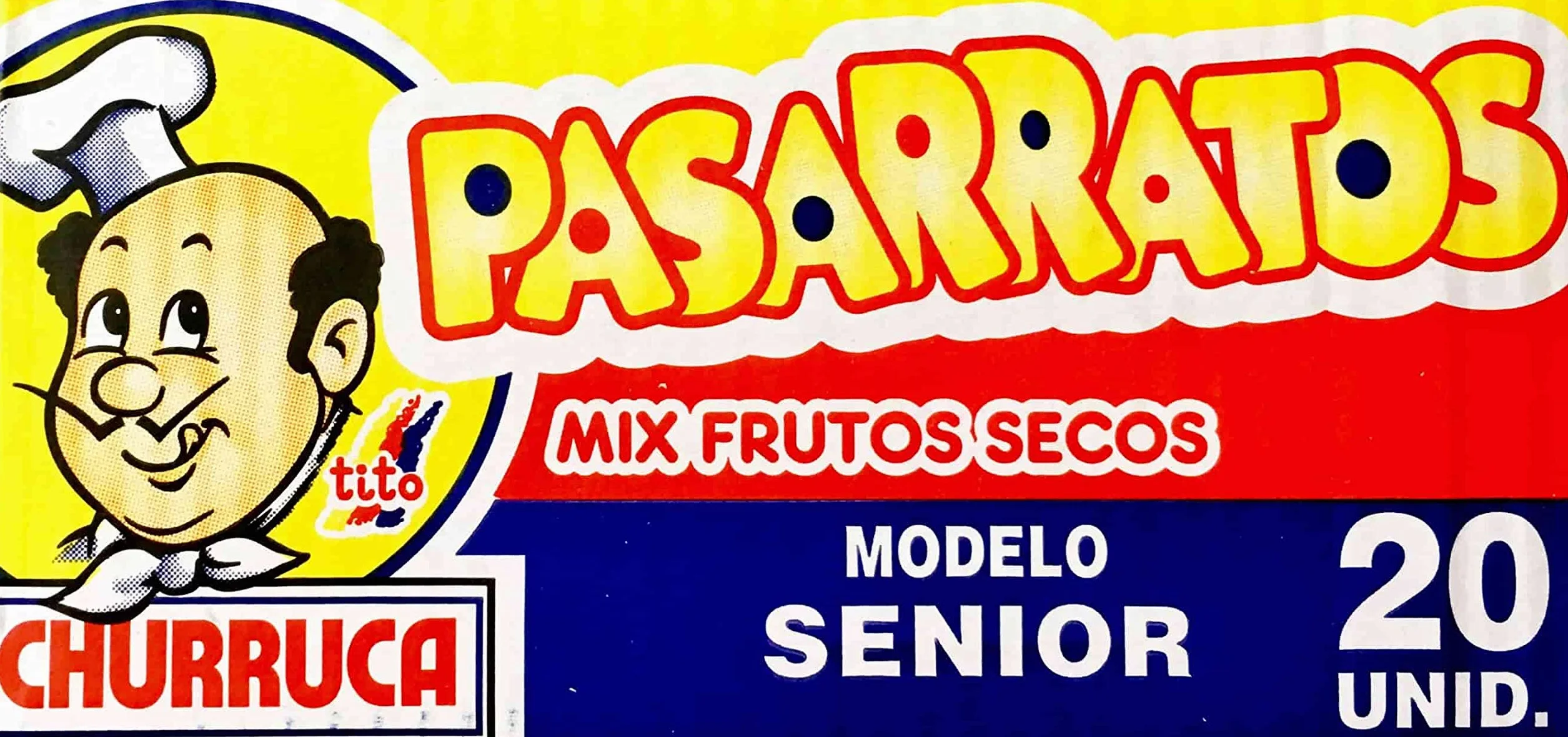Churruca Pasarratos Senior Mix de Frutos Secos con Miel 20 Unidades 59 g