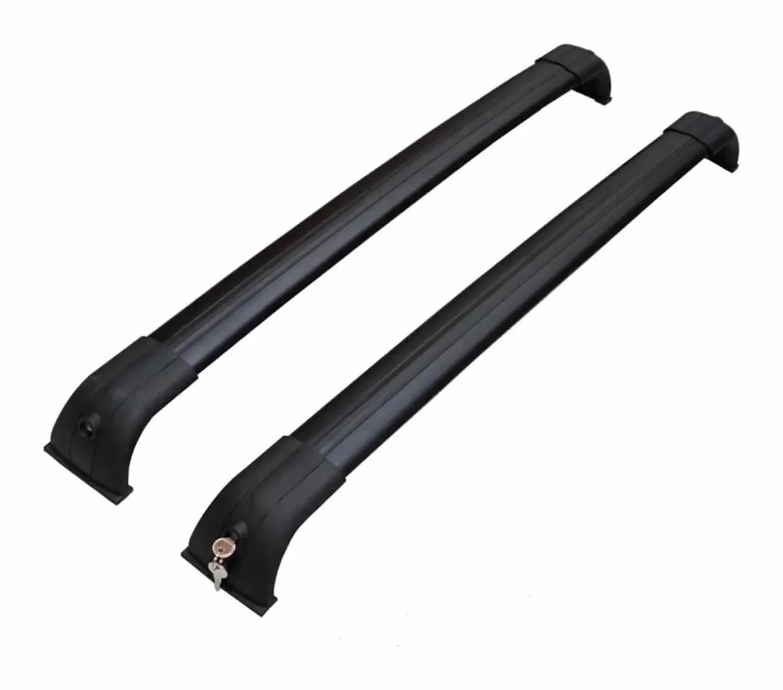 Portaequipajes Transversales para Land para Rover para Discovery 3 4 Barras Laterales Transversales Aleación Aluminio para Coche Portaequipajes Techo con Cerradura 2 Unidades(Type A)