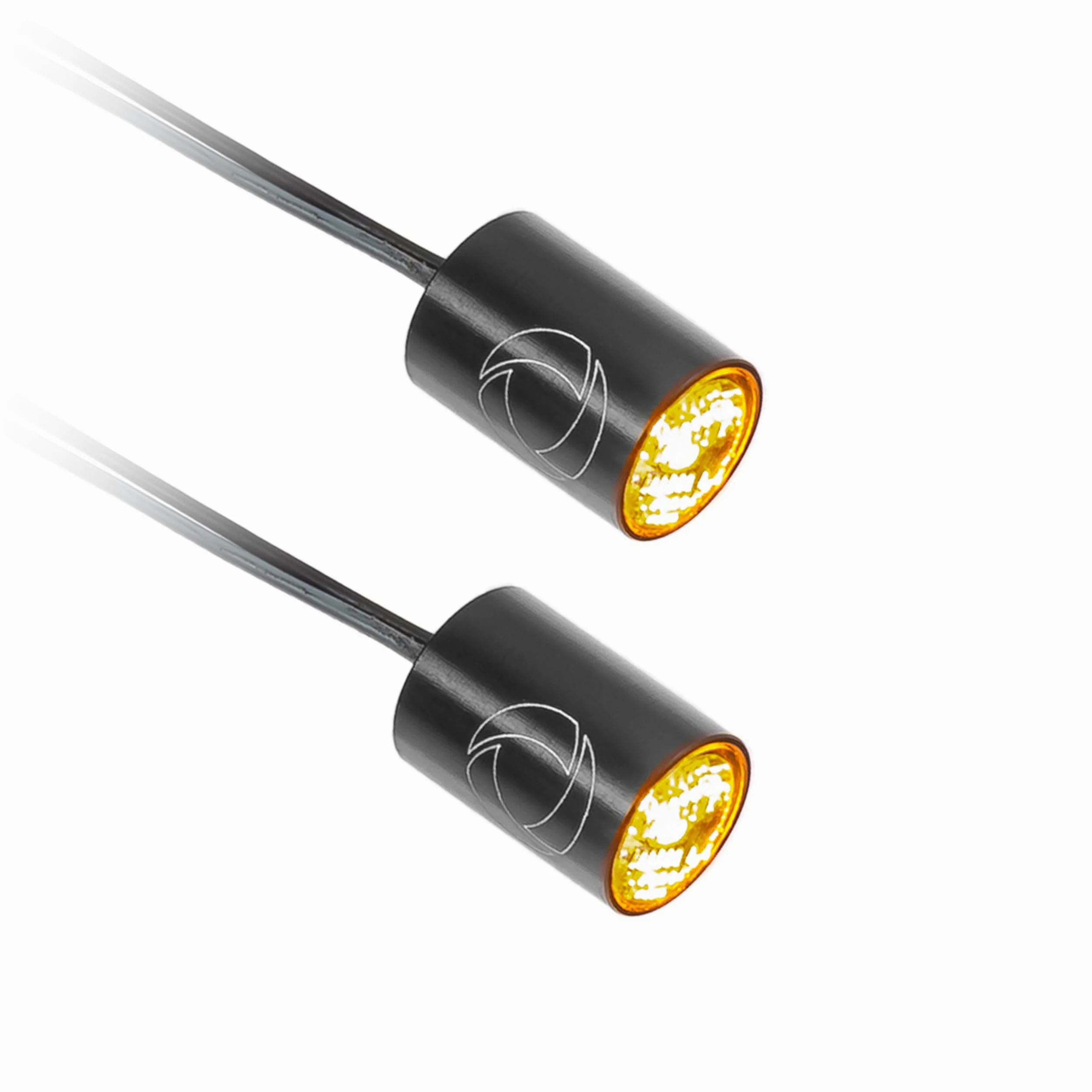 Kellermann Atto Integral Dark LED Mini Intermitente Negro Cristal Tintado Par