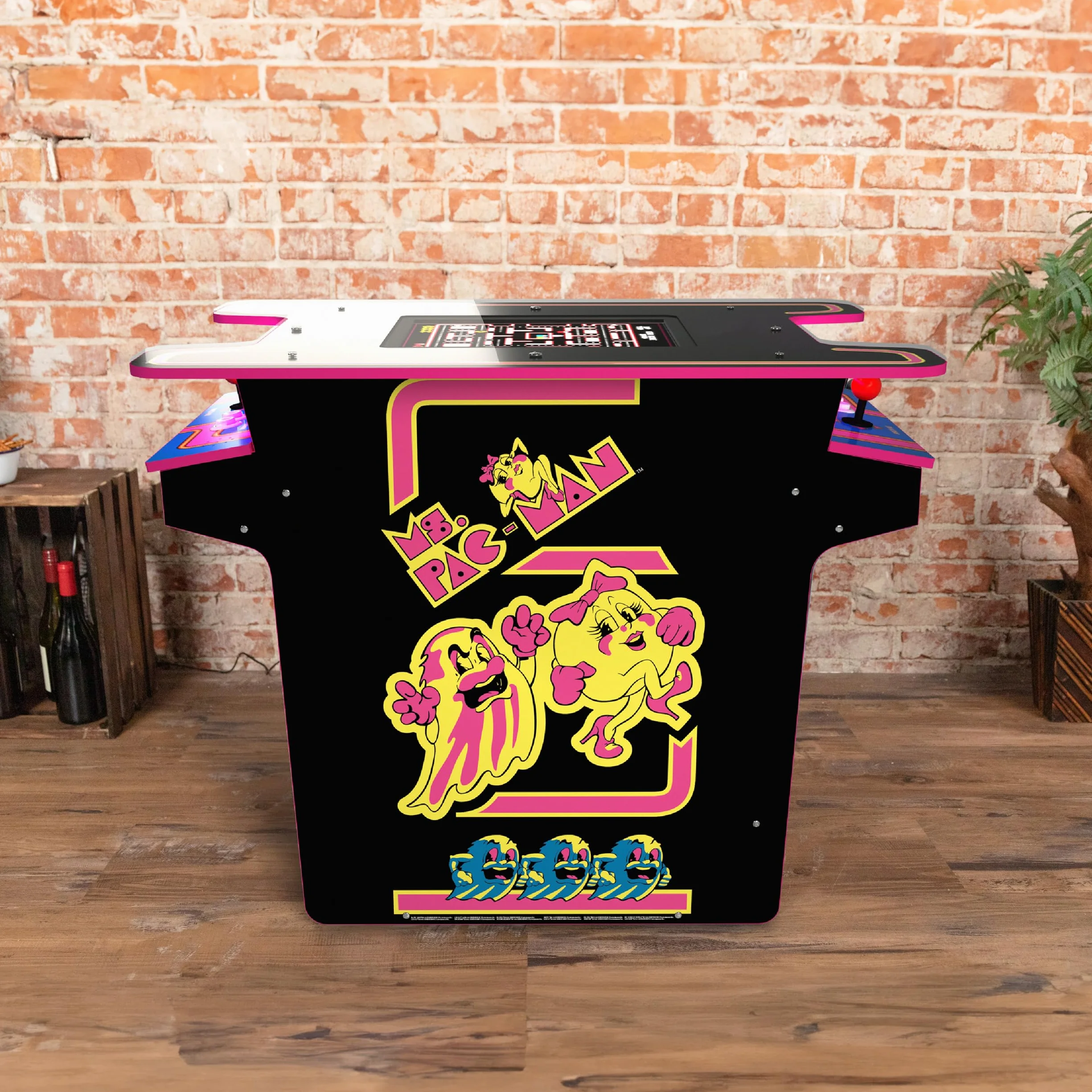 Arcade 1 Up Ms. Pac-Man Head-to-Head Table