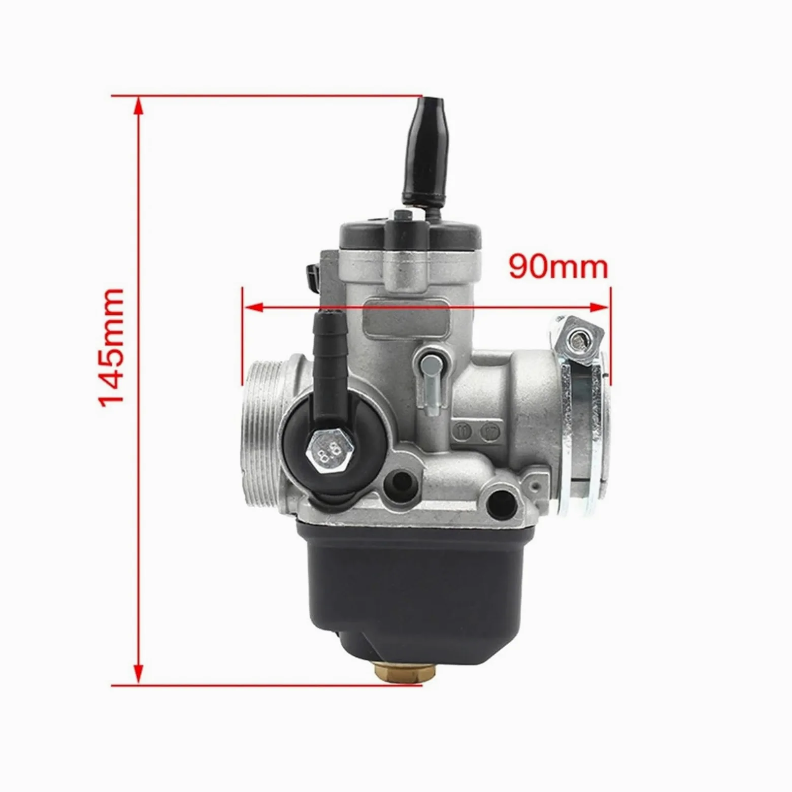 1 Unidad Carburador para Dellorto para PHBL 20 22 24 25 26 28mm Motocicletas Ciclomotores Scooters 2 4 Tiempos Motocross Y Carreras 50 A 300cc Carburadores(26mm)