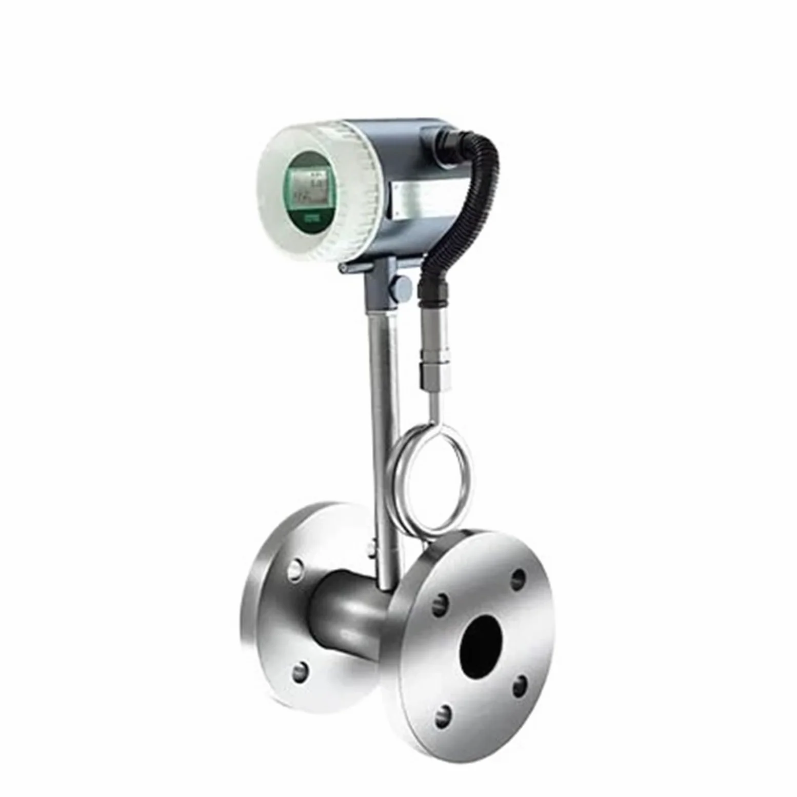 Caudalímetro Vortex inteligente Vapor Gasóleo LUGB acero inoxidable DN50/80 | DN100 LCD,RS485 output