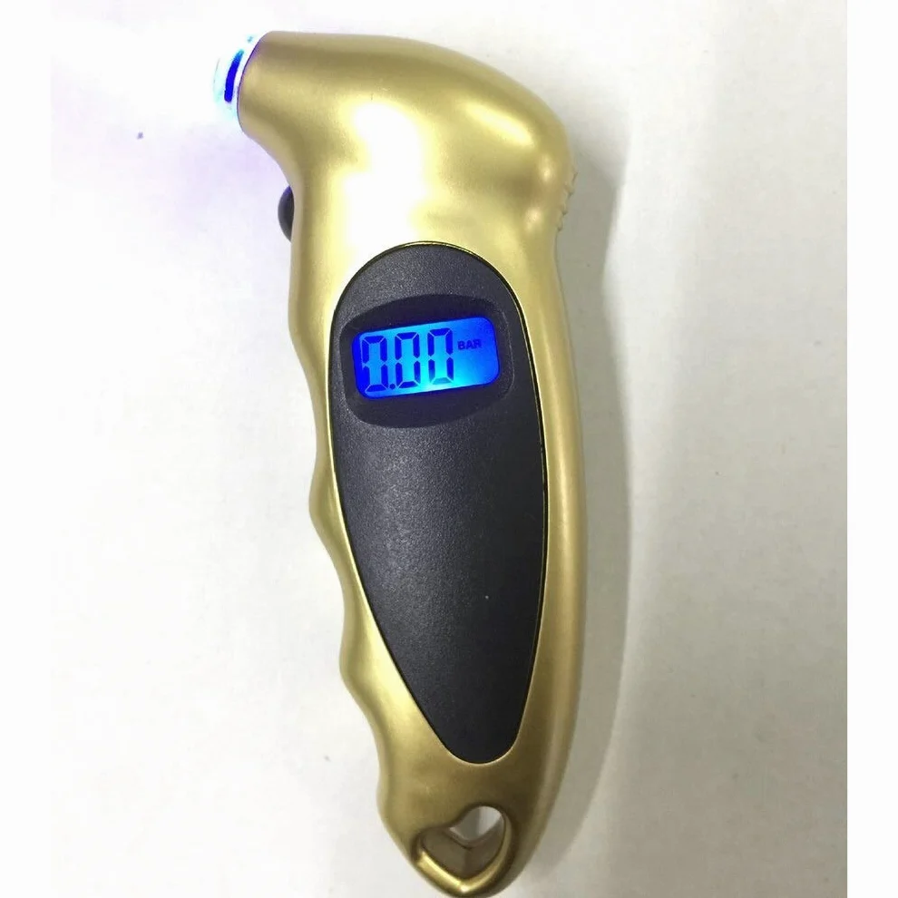Medidor de presión Medidor de presión de neumáticos de alta precisión 0-150 PSI Retroiluminación Monitoreo digital de la presión de los neumáticos Medidor de presión de los neumáticos del automóvil
