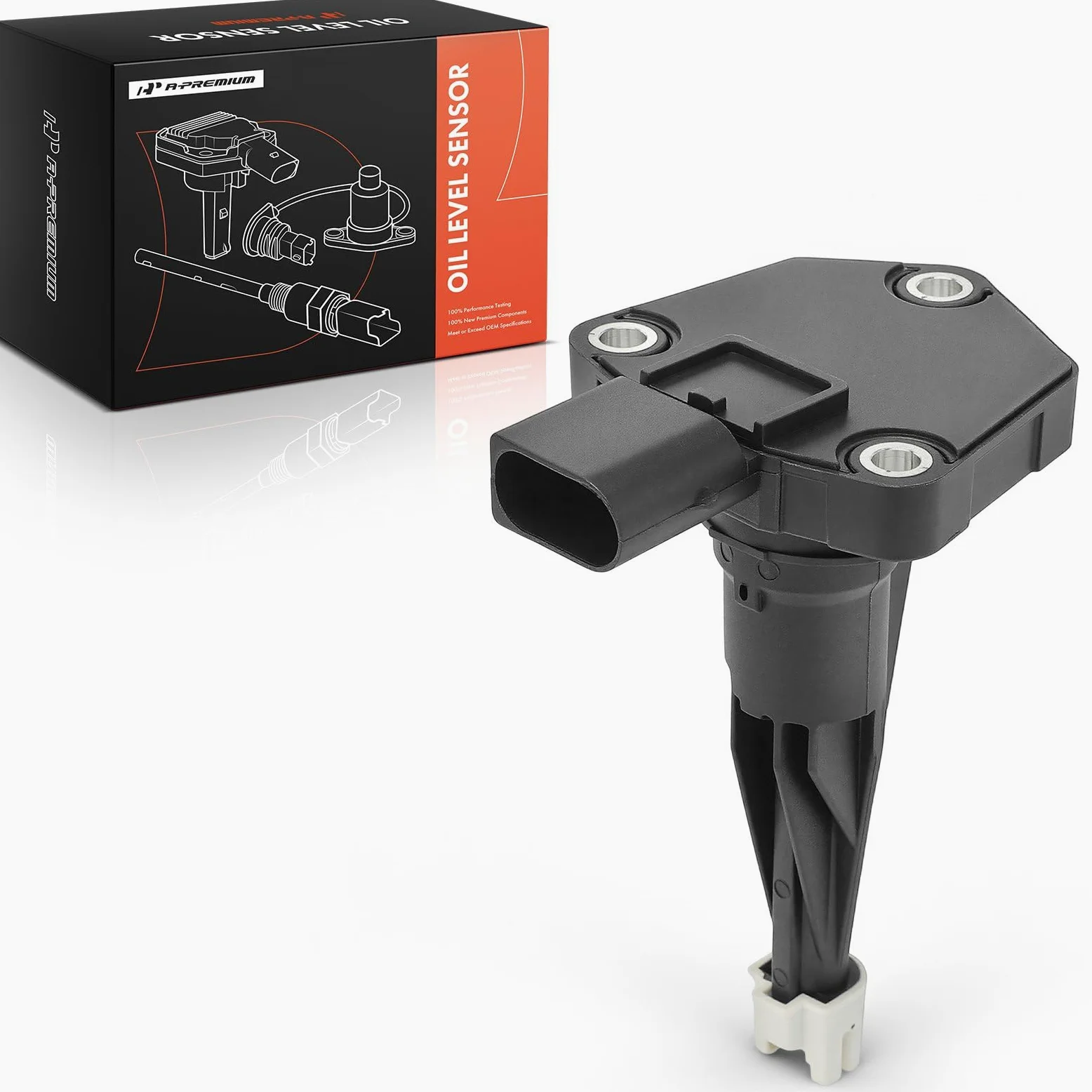 A-Premium Sensor de nivel de aceite del motor compatible con BMW X5, X1, 750i, 750i xDrive, X6, X7, X2, Alpina B7, i8, M550i xDrive, M850i xDrive, M850i xDrive Gran Coupe y Mini Cooper, Cooper Clubman