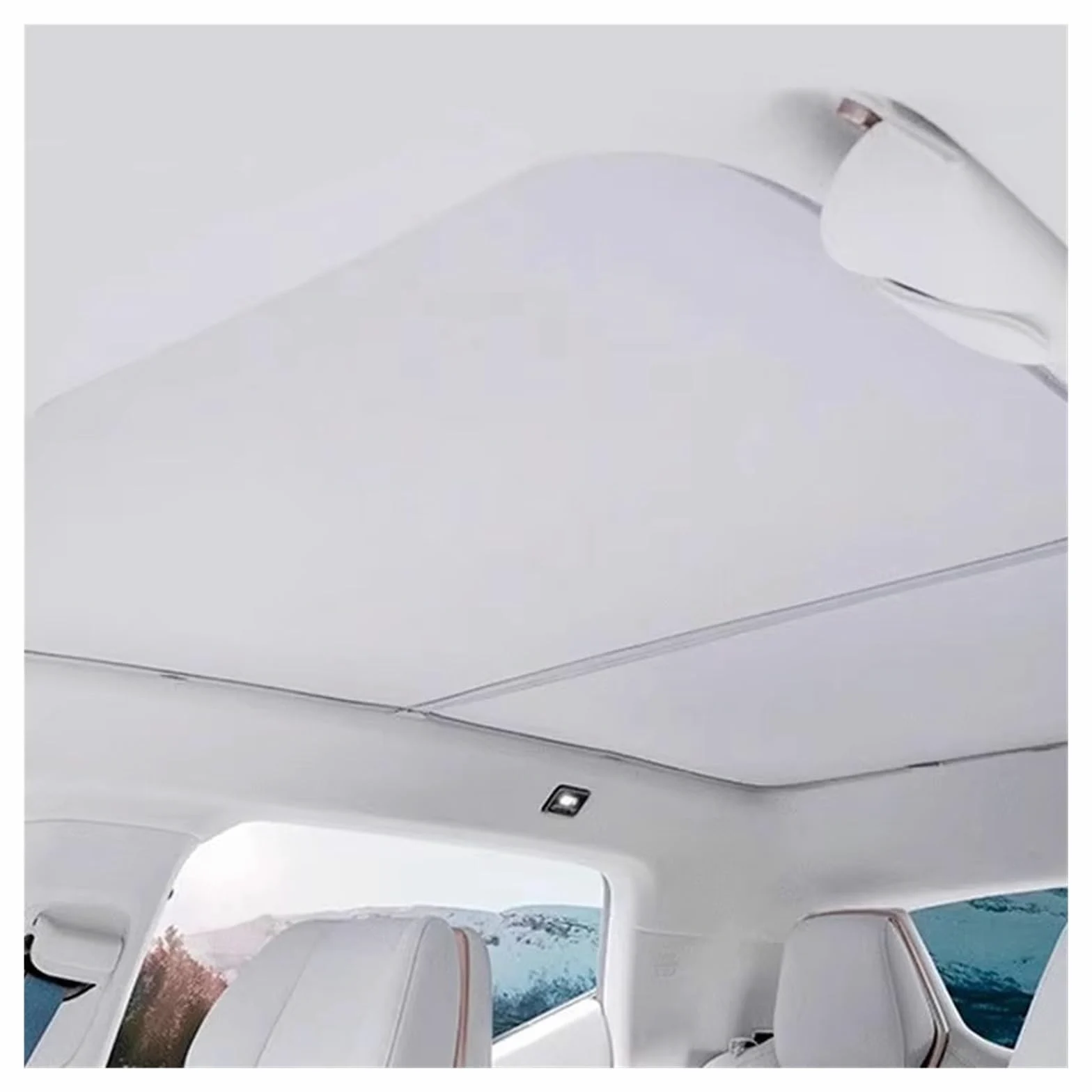 Parasol Luna de Coche Parasol para Techo corredizo Delantero y Trasero, Cortina para Xpeng G6 2024 2025 2026 Parasol Coche(C)