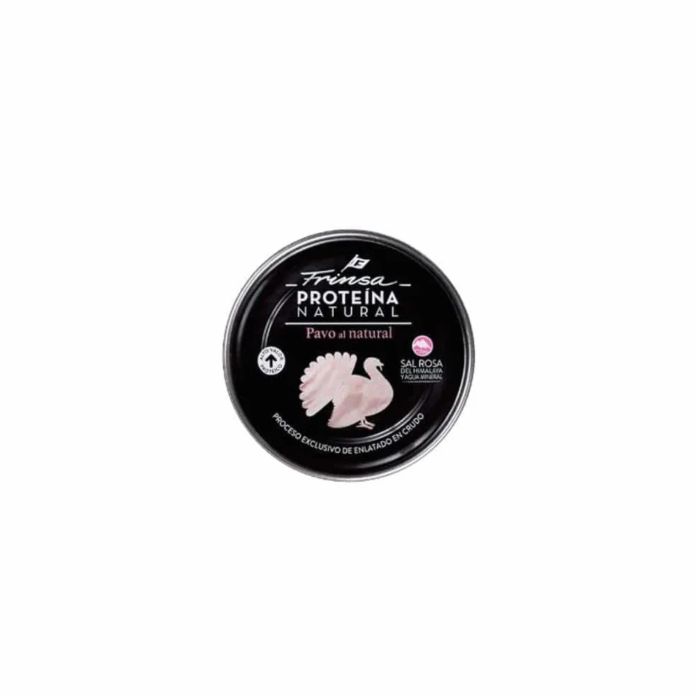 Proteína de pechuga de pavo al natural 160g Frinsa