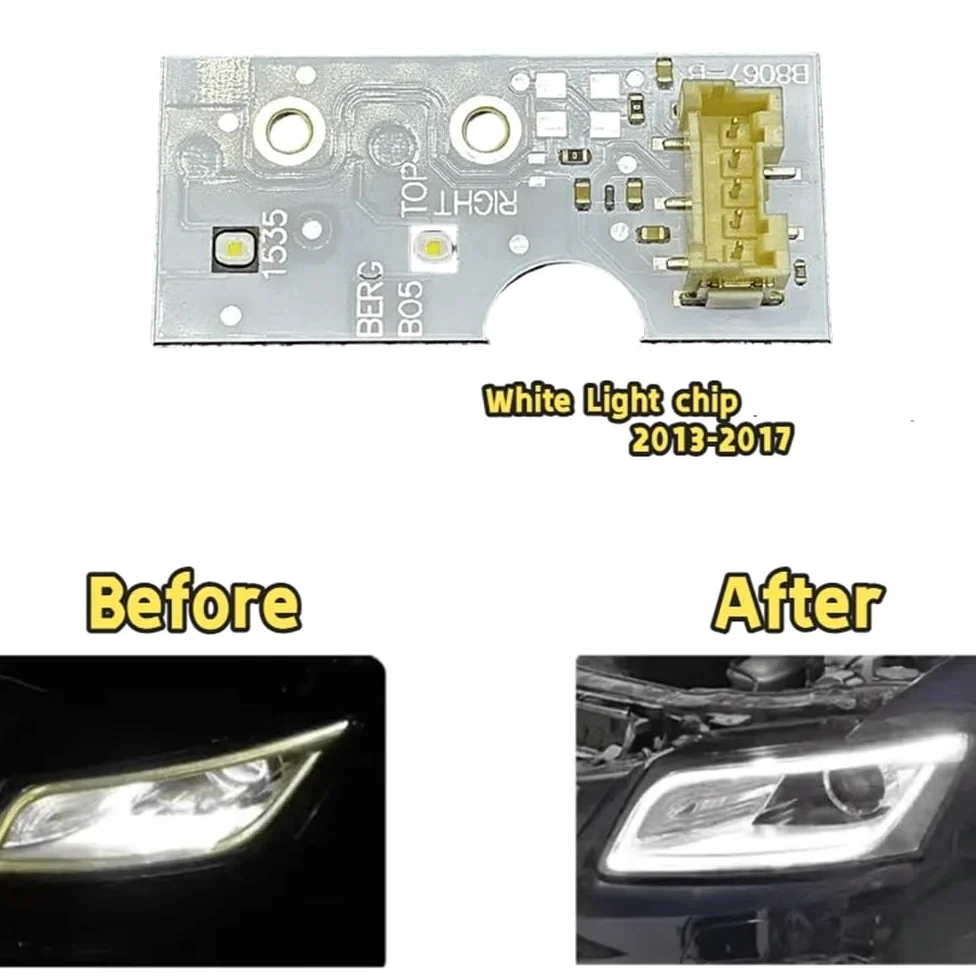 Módulo de Control DRL para Q5 2013 2014 2015 2016 2017 Luz Blanca Coche DRL Balasto Placa de Circuito Chip de Fuente de luz
