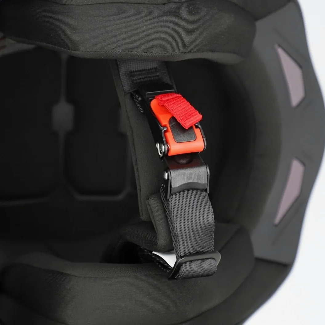 Acerbis Casco Jet Aria Graphic, Naranja flú/Negro, Talla S