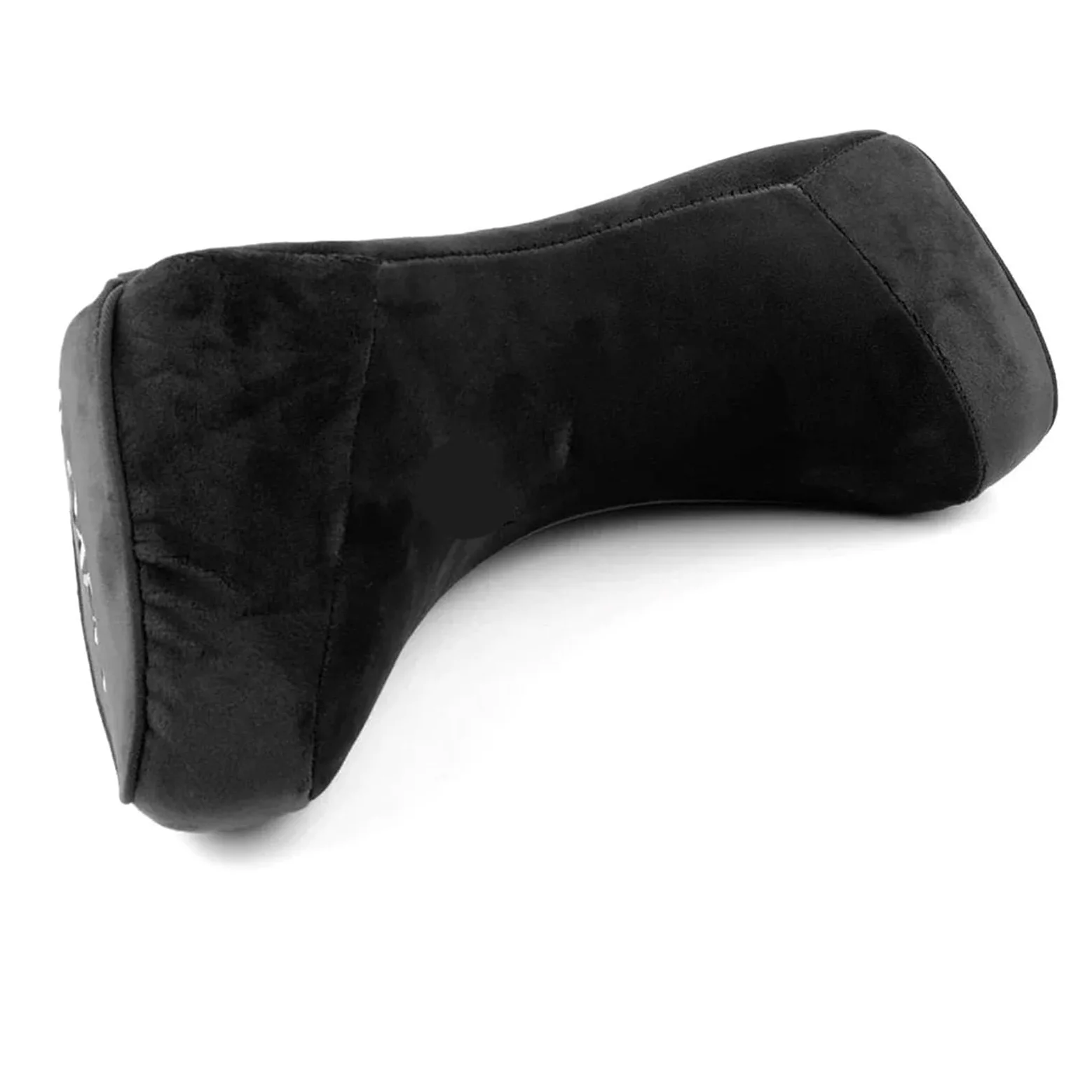 Headrest For Car Seat Reposacabezas de tela para asiento de coche de carreras modificado, almohada protectora para el cuello, almohadilla creativa para reposacabezas y hombros.(Black)